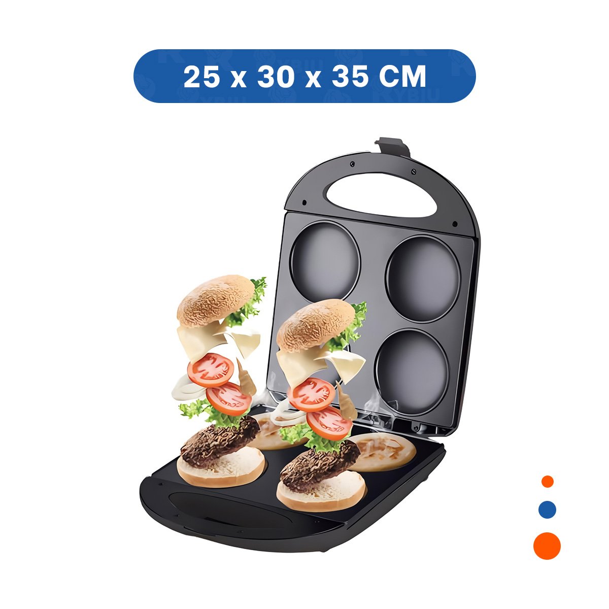 EQUIPO PARA MINI TORTAS CON RESULTADOS UNIFORMES Y CONSISTENTES COLOR NEGRO Y+PAPEL REGALO - 4