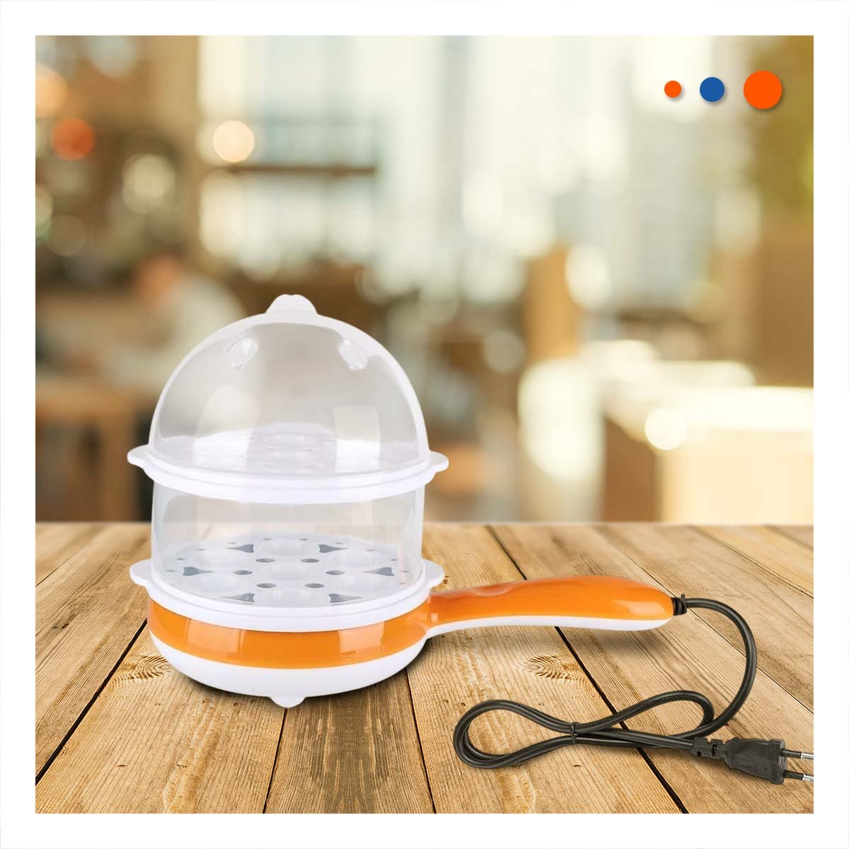 PACK6 SARTÉN 2 EN 1 NARANJA PARA FREÍR Y COCINAR - 5