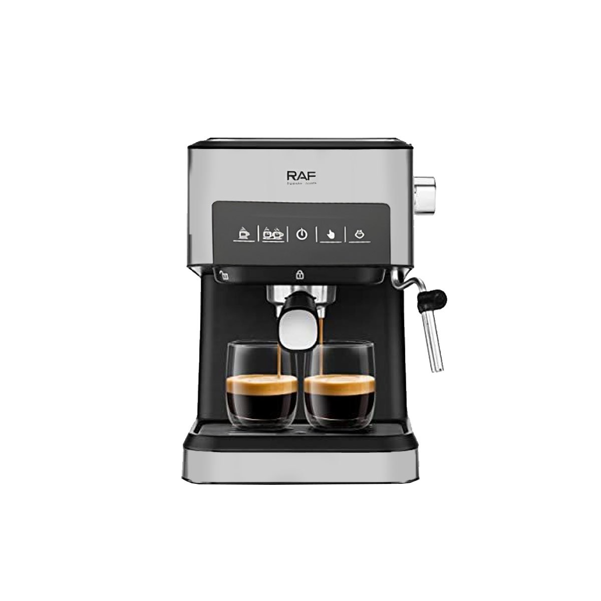 PREPARADORA DE CAFÉ DIGITAL 1.6L METÁLICA PARA LA COCINA COLOR PLATEADO Y+REGALO STICKER - 3