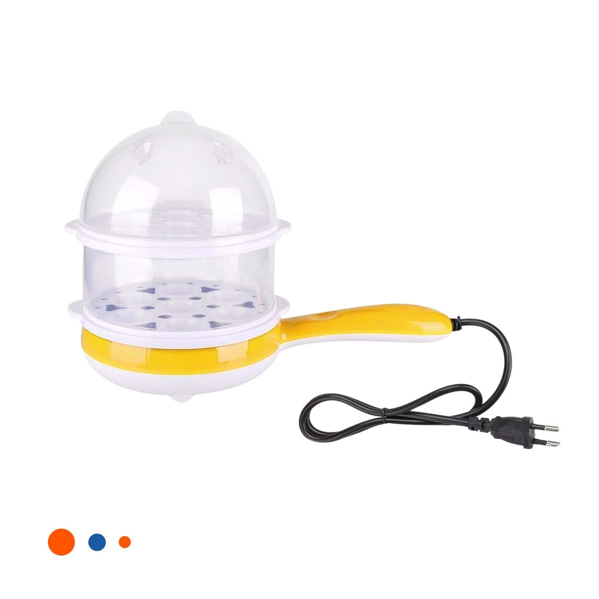 TETERA DE COLOR AMARILLO FREIDORA 2 EN 1 PARA SU FAMILIA EN LA COCINA Y+PAPEL REGALO - 1