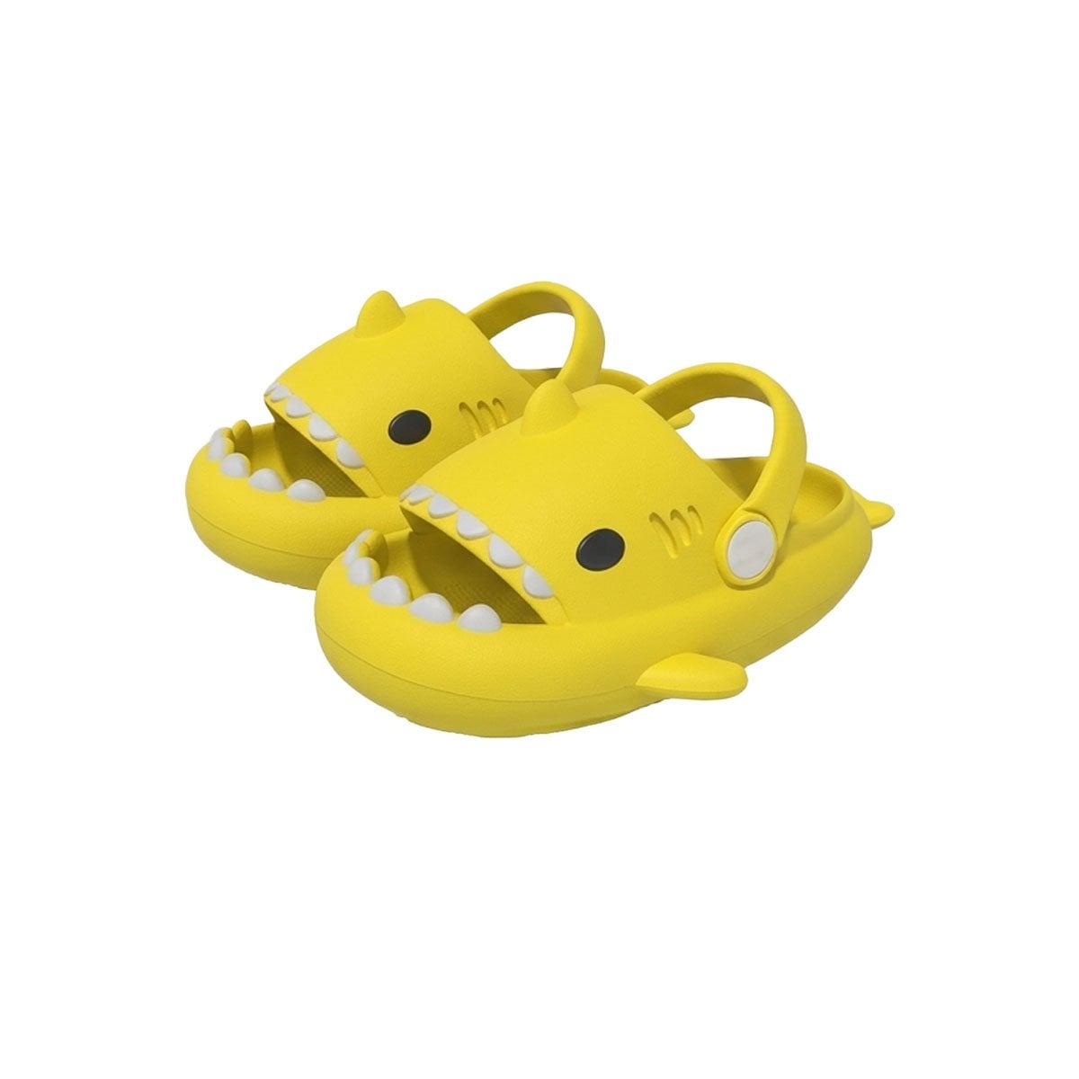 OJOTA CON CORREA DE TIBURON AMARILLO DE MEDIDA 27 28 PARA LA CASA Y+PAPEL REGALO - 1