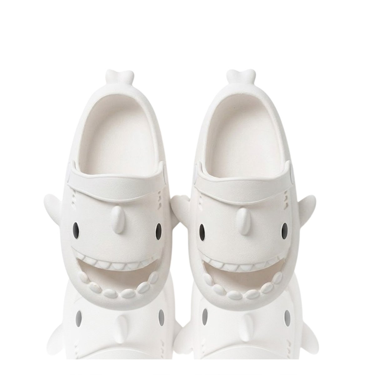 CALZADO INFANTIL CON CORREA DE TIBURON COLOR BLANCO EN TALLA 29 30 PARA PISCINA Y+LIGAS REGALO - 3