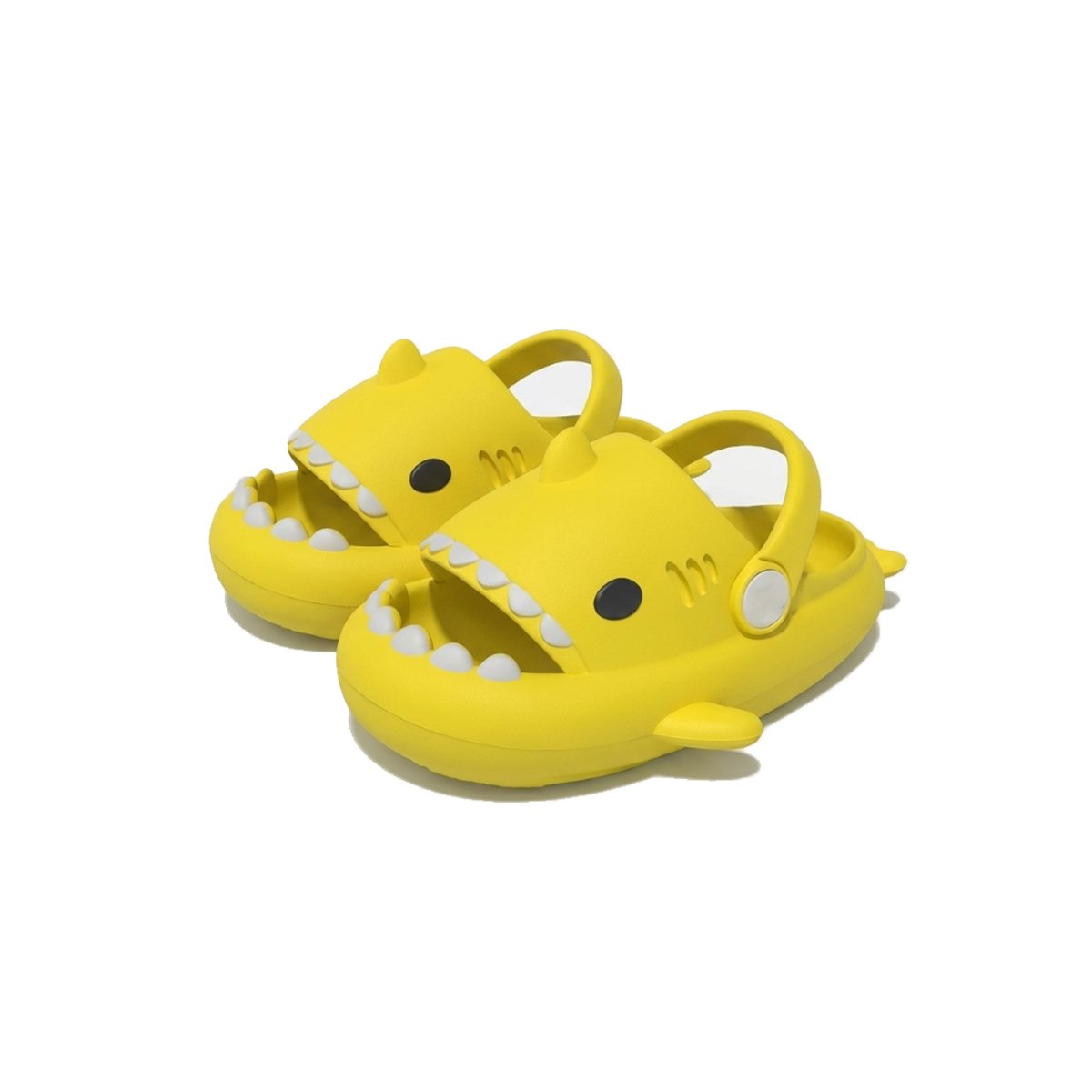 PACK2 HUARACHE CON CORREA TALLA 29 A 30 DE TIBURON PARA NIÑOS COLOR AMARILLO Y+REGALO STICKER - 2