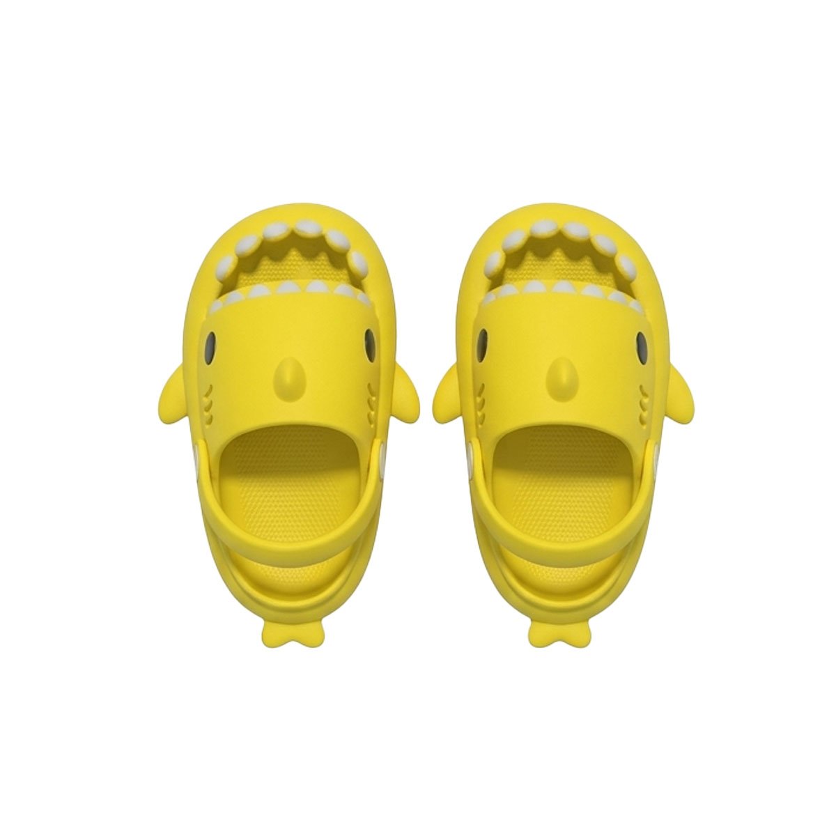CALZADO CON CORREA DE TIBURON AMARILLO DE MEDIDA 27 28 PARA LA MODA Y+REGALO STICKER - 3