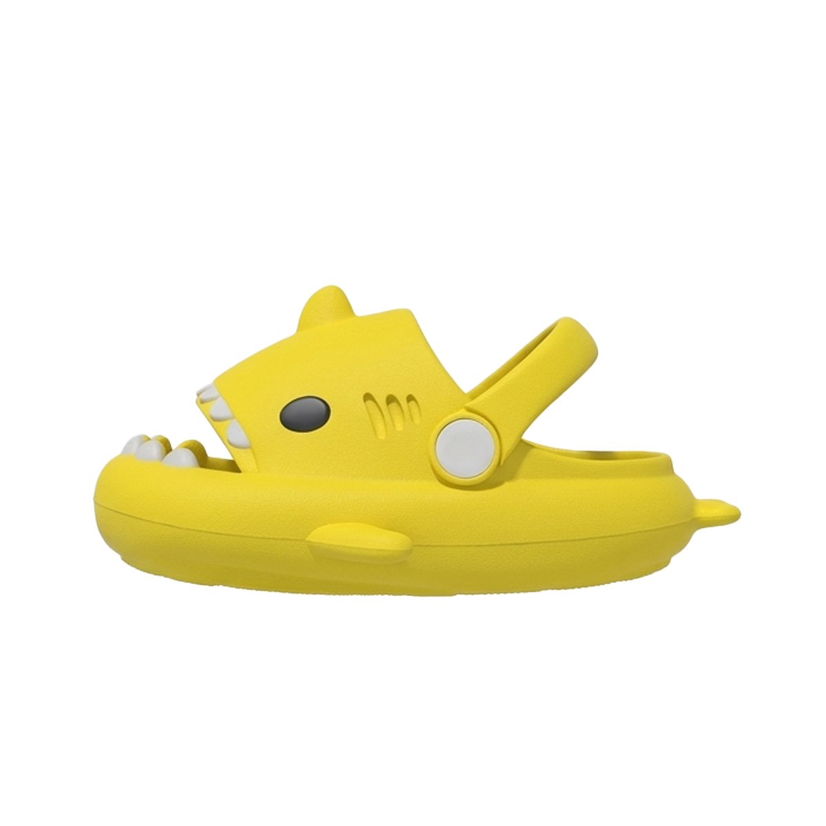 CHANCLA CON CORREA DE TIBURON AMARILLO DE MEDIDA 27 28 PARA LA PLAYA Y+LIGAS REGALO - 3