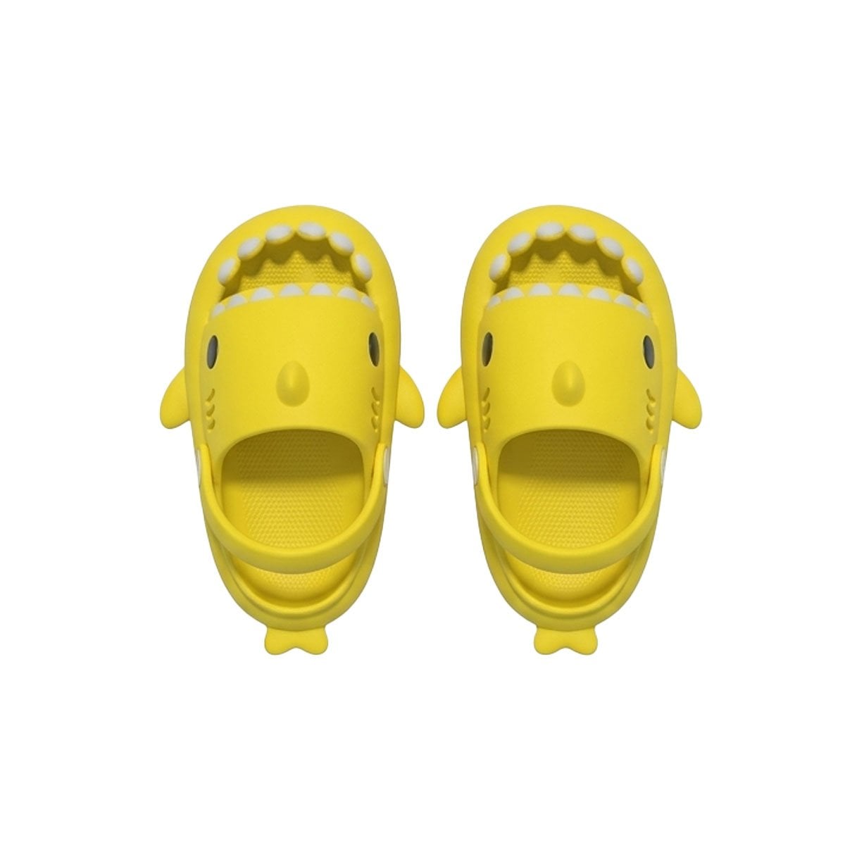 PACK4 HUARACHE DE INFANTES CON CORREA DE TIBURON AMARILLO DE VERANO MEDIDA 27 28 Y+PAPEL REGALO - 3