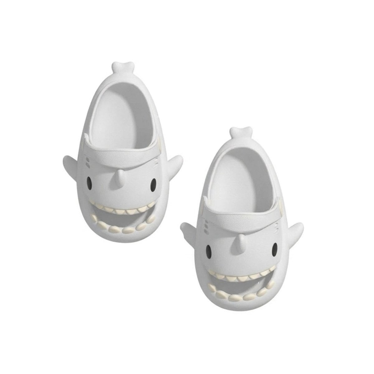 CHANCLA DE TIBURON PARA NIÑOS TALLA 21 22 BLANCO CON CORREA DE GRAN AJUSTE Y+REGALO STICKER - 3
