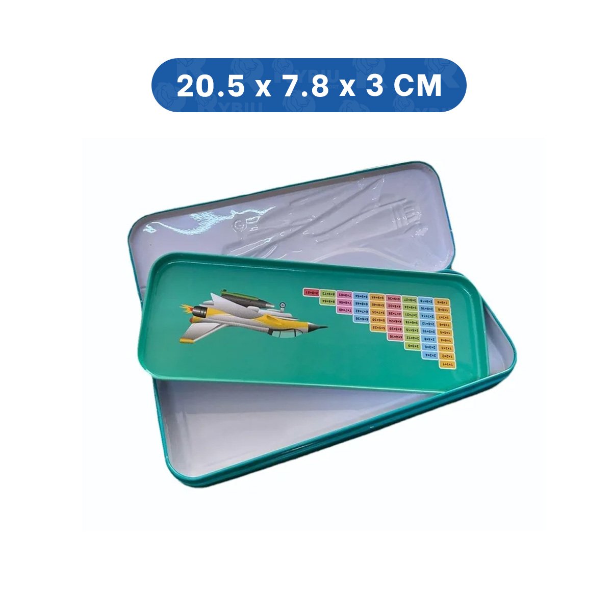 PACK12 ORGANIZADOR RESISTENTE VERDE METALICO CON SEPARADOR AMPLIO Y+PAPEL REGALO - 4