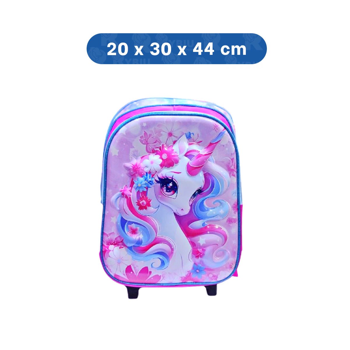 PACK2 MOCHILERO CON LONCHERA Y CARTUCHERA ROSADO DE UNICORNIO ESCOLAR - 4