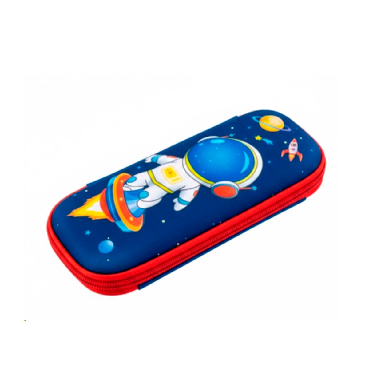 PACK12 FUNDA MODERNA ASTRONAUTA AZUL ALTO RELIEVE CON ESPACIO AMPLIO INTERNO Y+REGALO STICKER - 2