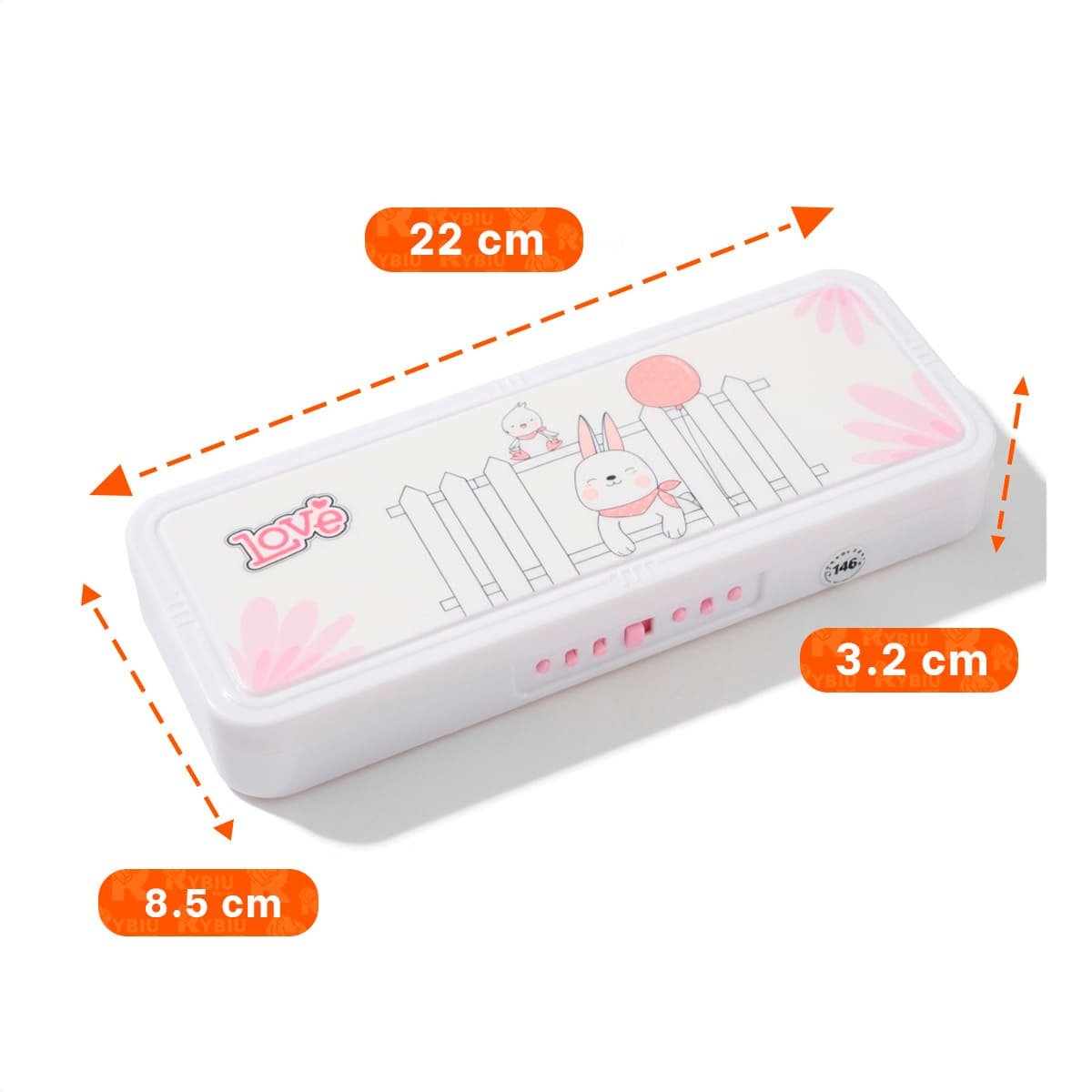 PACK6 FUNDA MODERNA CONEJO Y REJAS BEIGE CON CLAVE 2 NIVELES Y+PAPEL REGALO - 4