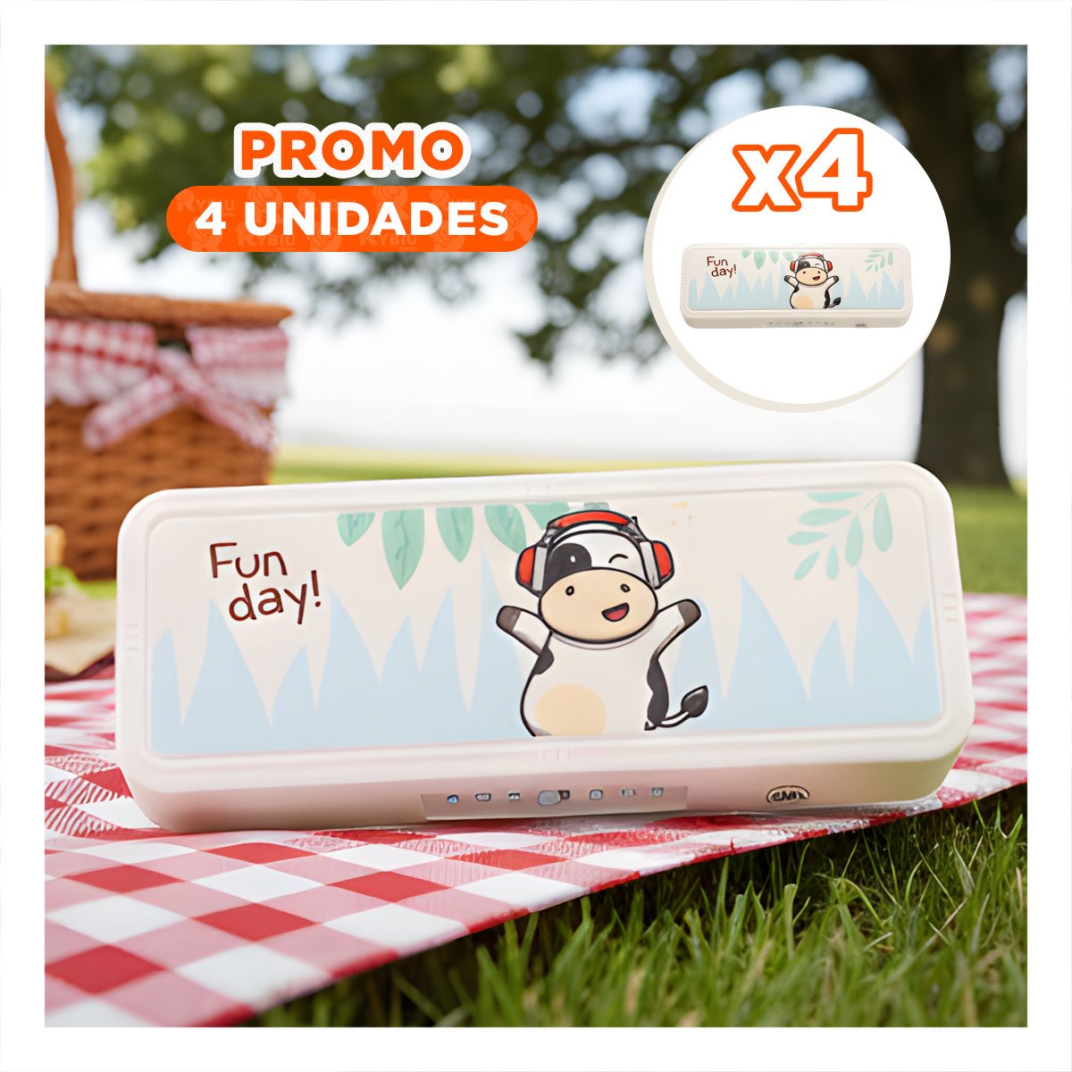 PACK4 BOLSO JUVENIL VACA BEIGE CON CLAVE 2 NIVELES ESCOLAR - 1
