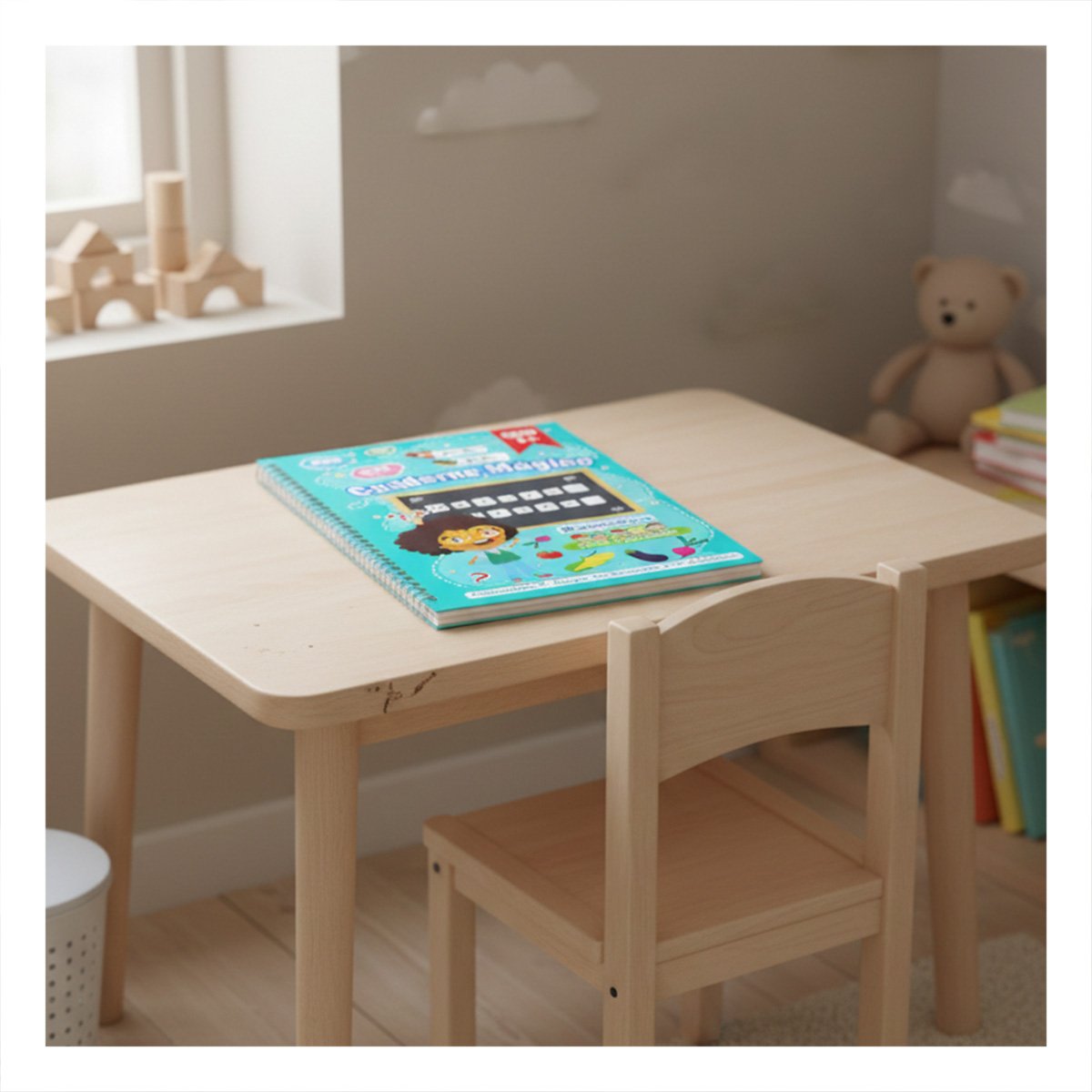 PACK6 PRODUCTO CELESTE CUADERNO MAGICO PARA USO ESCOLAR - 2