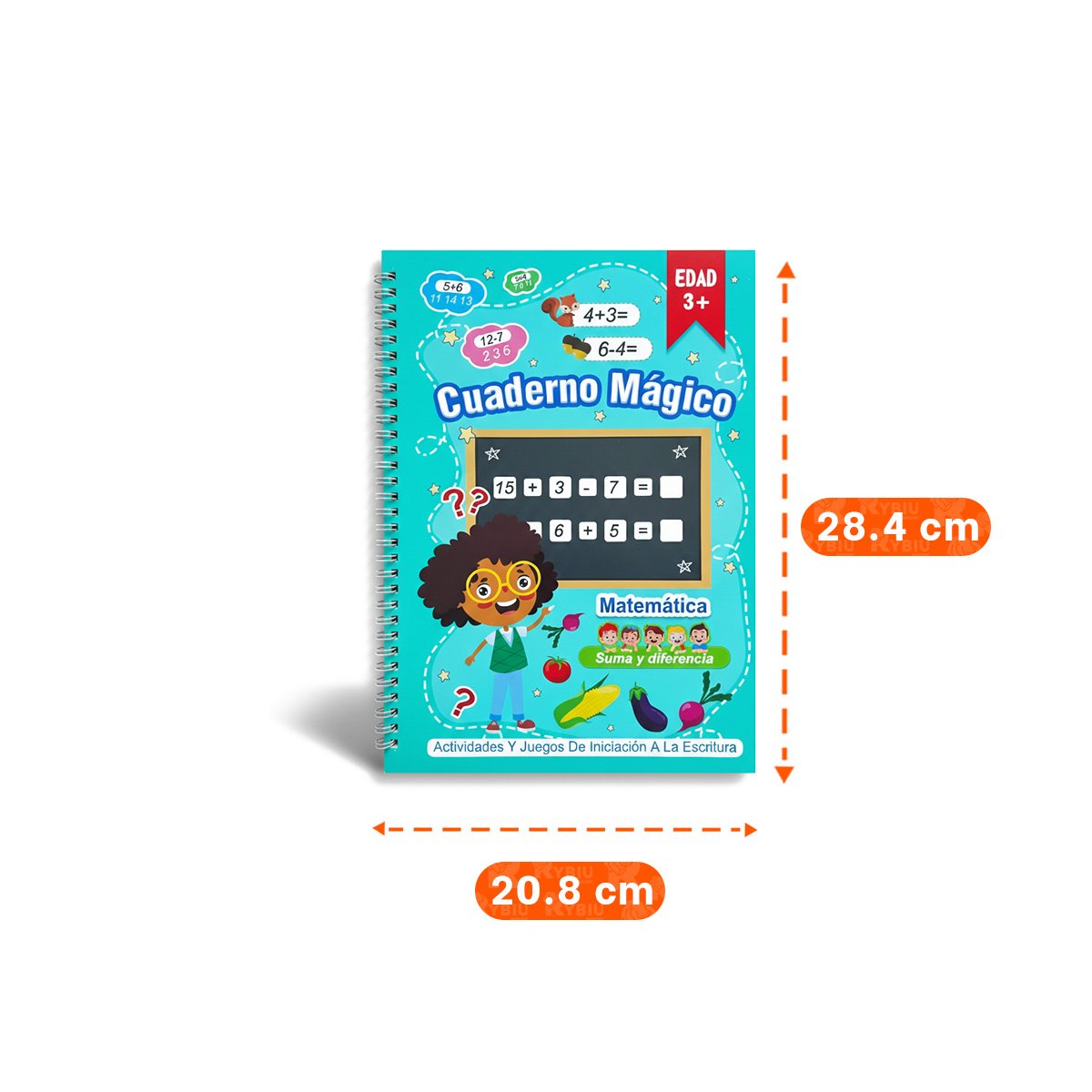 PRACTICO CUADERNO CELESTE MAGICO PARA DIBUJO CREATIVO Y+REGALO STICKER - 4