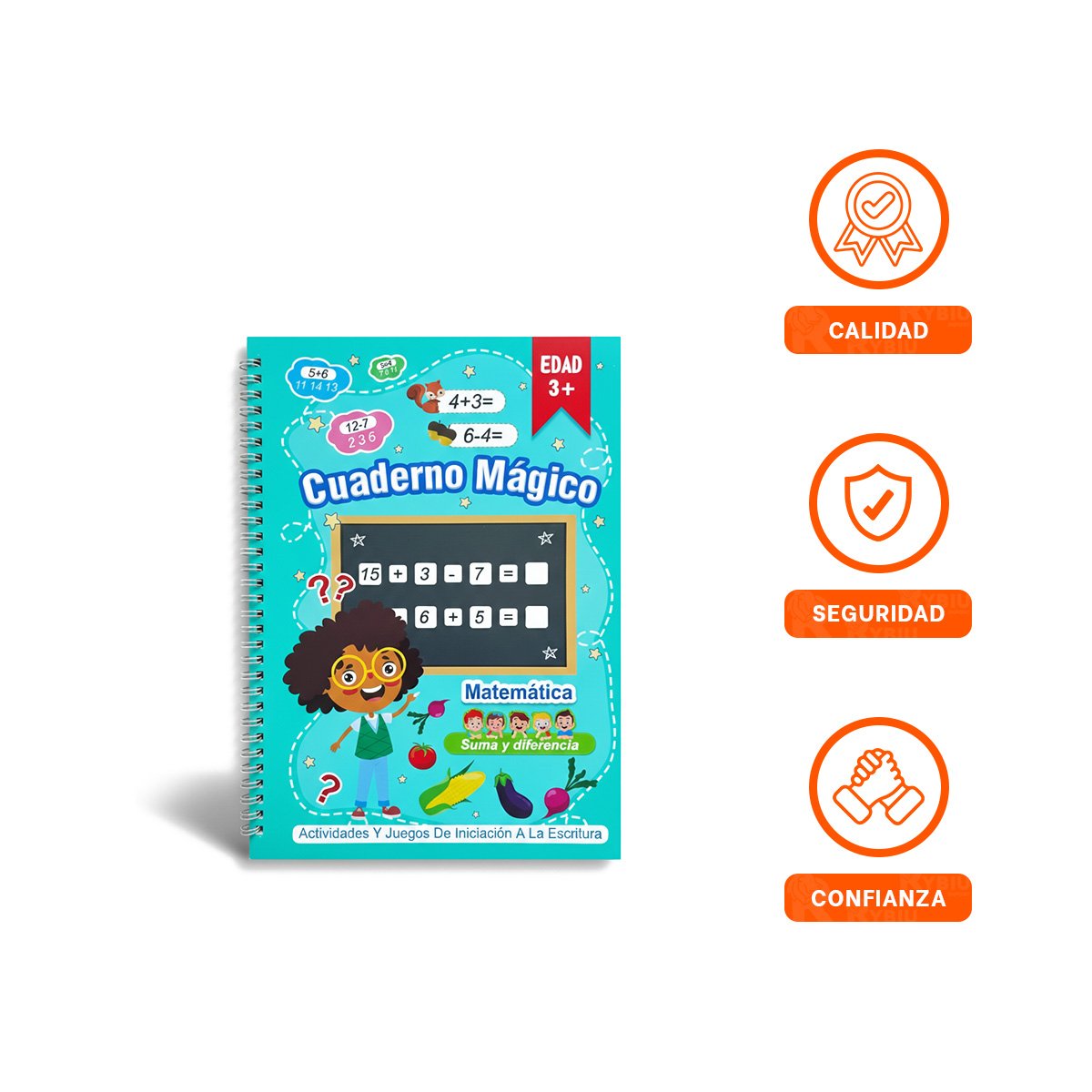 LIGERO CUADERNO CELESTE MAGICO PARA USO DIARIO - 3