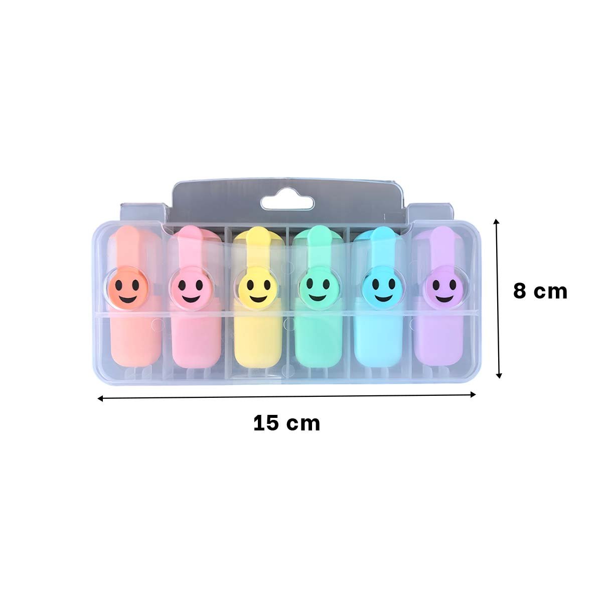 PACK6 STAR PASTELES CARITAS 6 COLORES SET ESCOLAR PERU DETALLE DECORATIVO Y+REGALO STICKER - 4