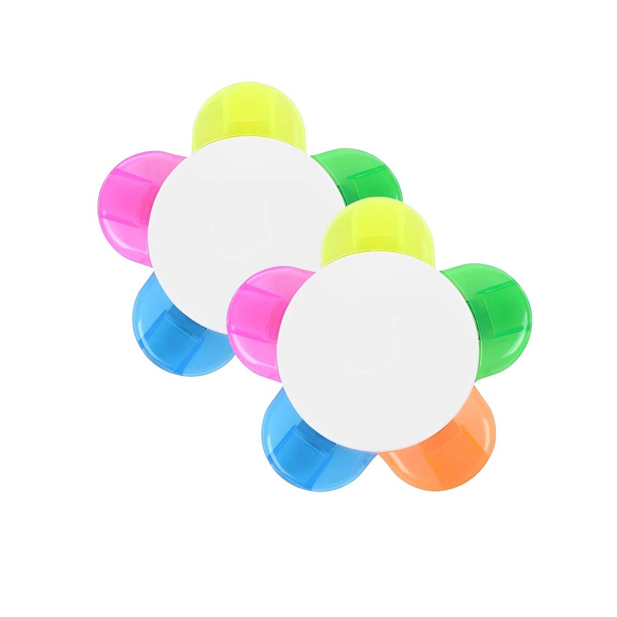 PACK6 PLUMON PRACTICO EN FORMA DE FLOR PARA COLEGIO Y+REGALO STICKER - 2