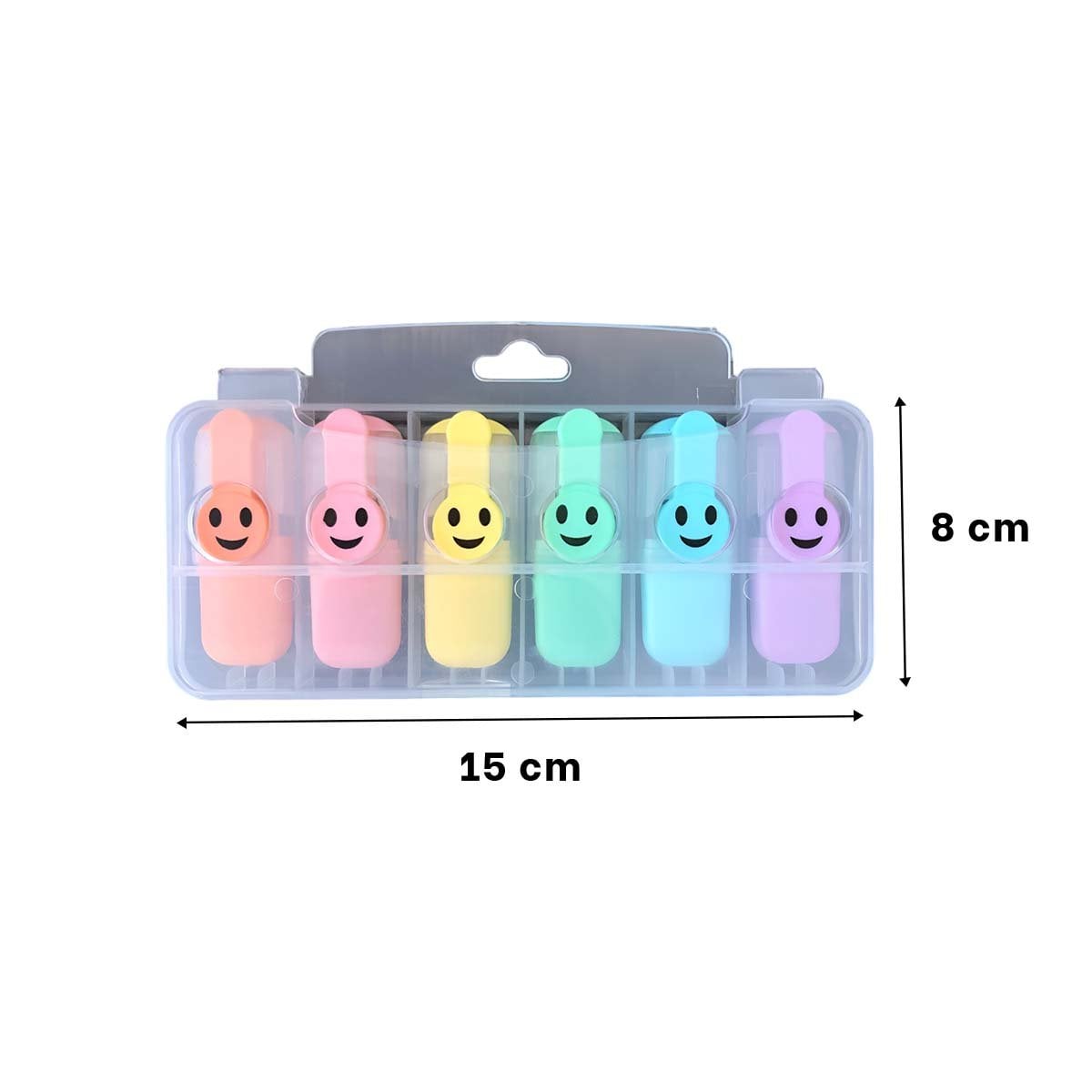 PACK4 SMOOTH PASTELES CARITAS 6 COLORES SET ESCOLAR PERU ESCRITURA FINA Y+PAPEL REGALO - 4