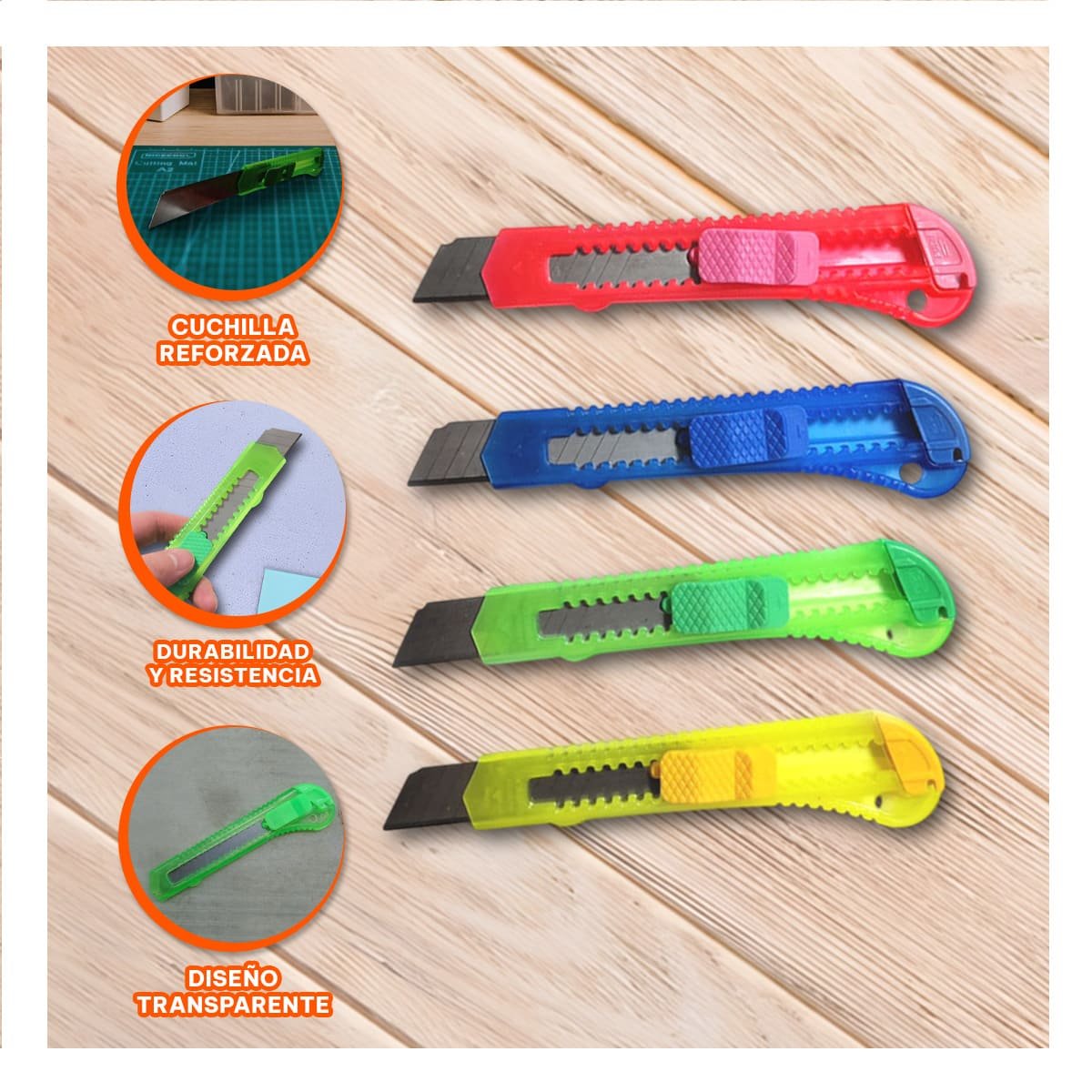 PACK2 CORTADOR ESCOLAR 15CM VERDE TRANSPARENTE SET 3 UNIDADES TRABAJO Y+PAPEL REGALO - 5