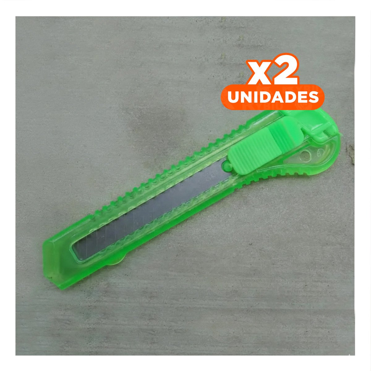 PACK2 TRINCHE ESCOLAR 15CM VERDE TRANSPARENTE SET 3 UNIDADES Y+REGALO STICKER - 1
