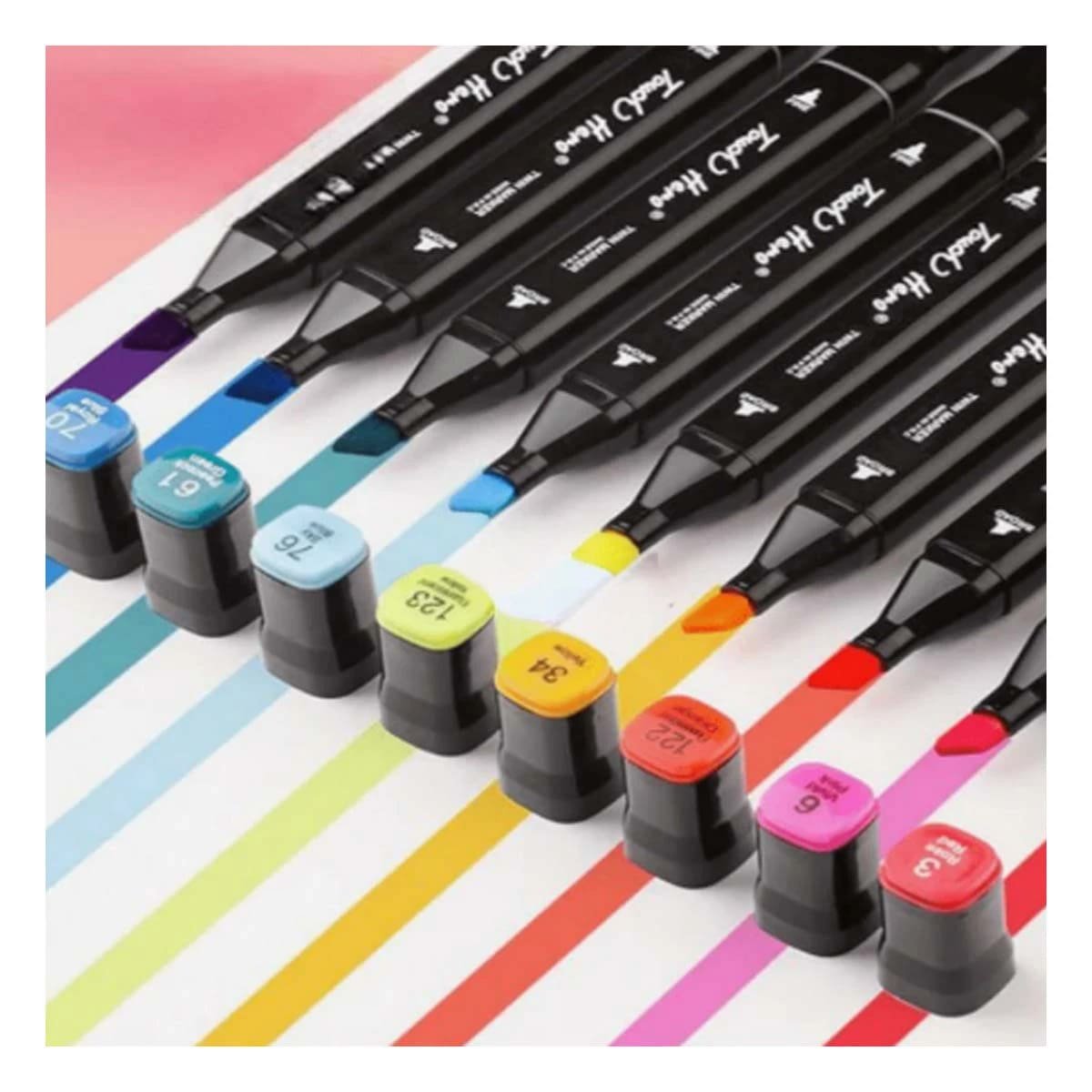 ROTULADORES PROFESIONALES LETTERING 24 UNIDADES TOUCH Y+PAPEL REGALO - 2