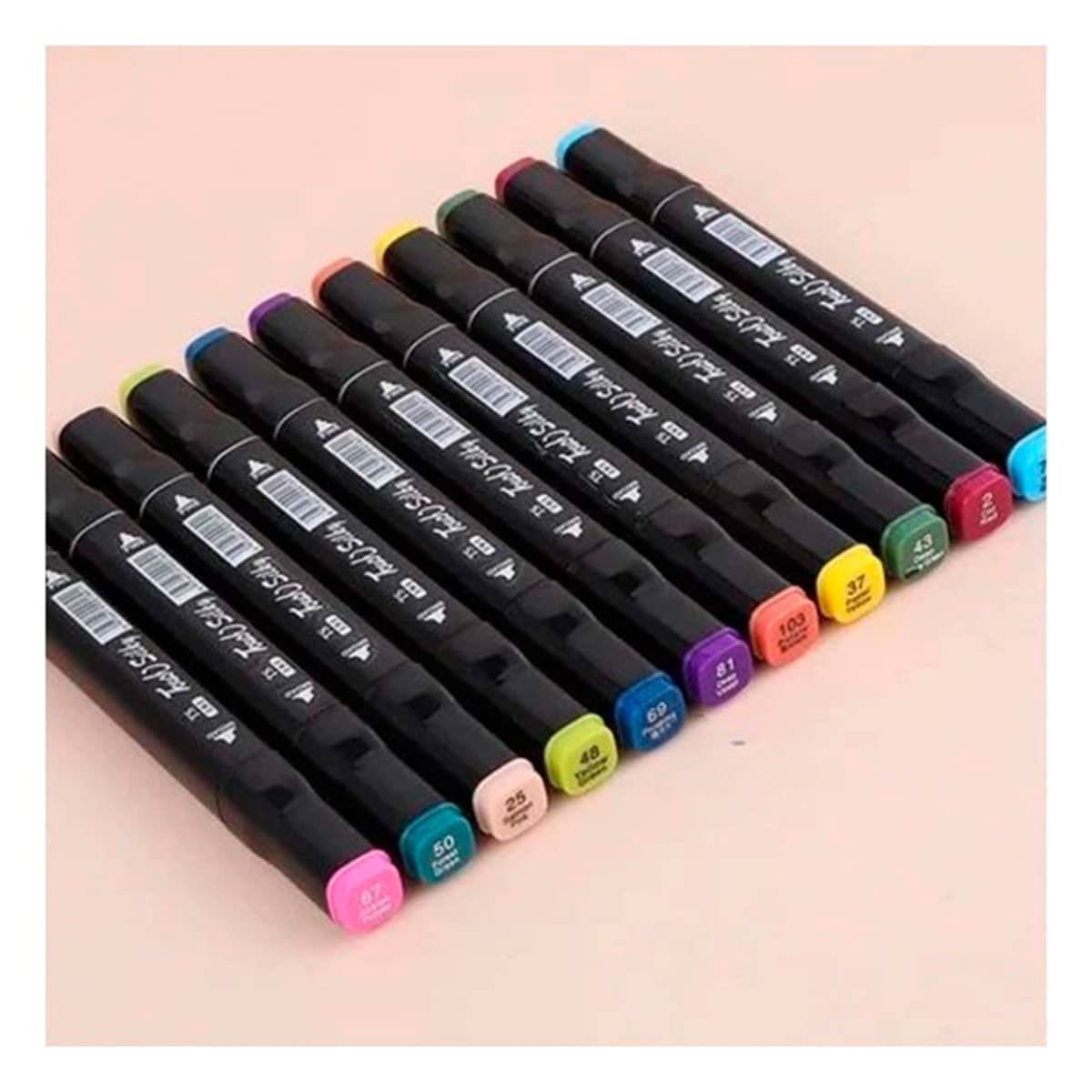 PACK PROFESIONAL LETTERING ARTISTICO 262 UNIDADES DOBLE PUNTA TOUCH Y+POST IT - 2