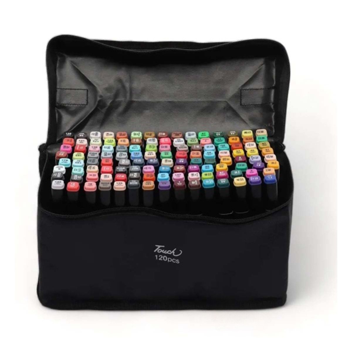 SET PROFESIONAL LETTERING ARTISTICO 120 UNIDADES DOBLE PUNTA TOUCH Y+REGALO STICKER - 3