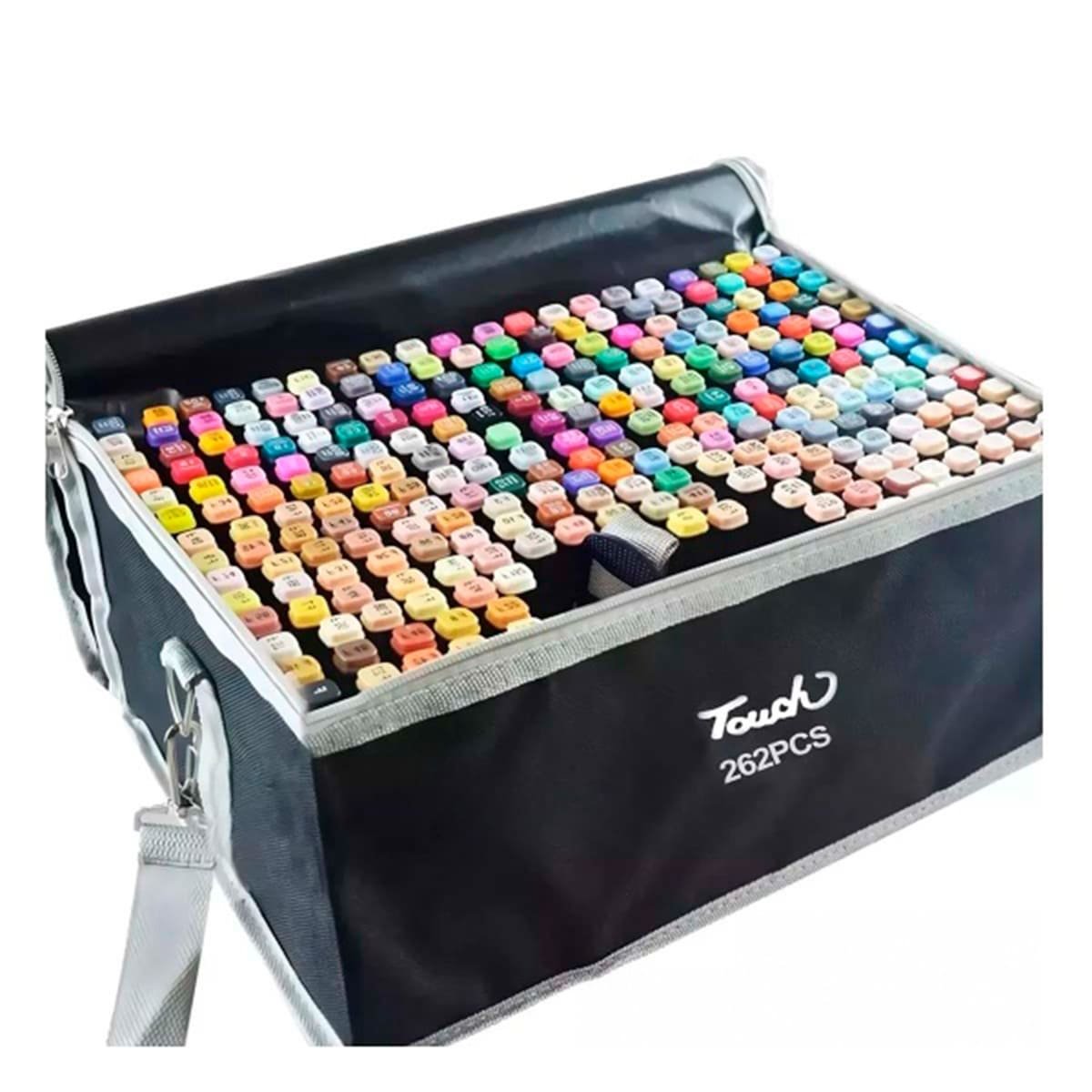 SET PROFESIONAL LETTERING ARTISTICO 262 UNIDADES DOBLE PUNTA TOUCH Y+REGALO STICKER - 3