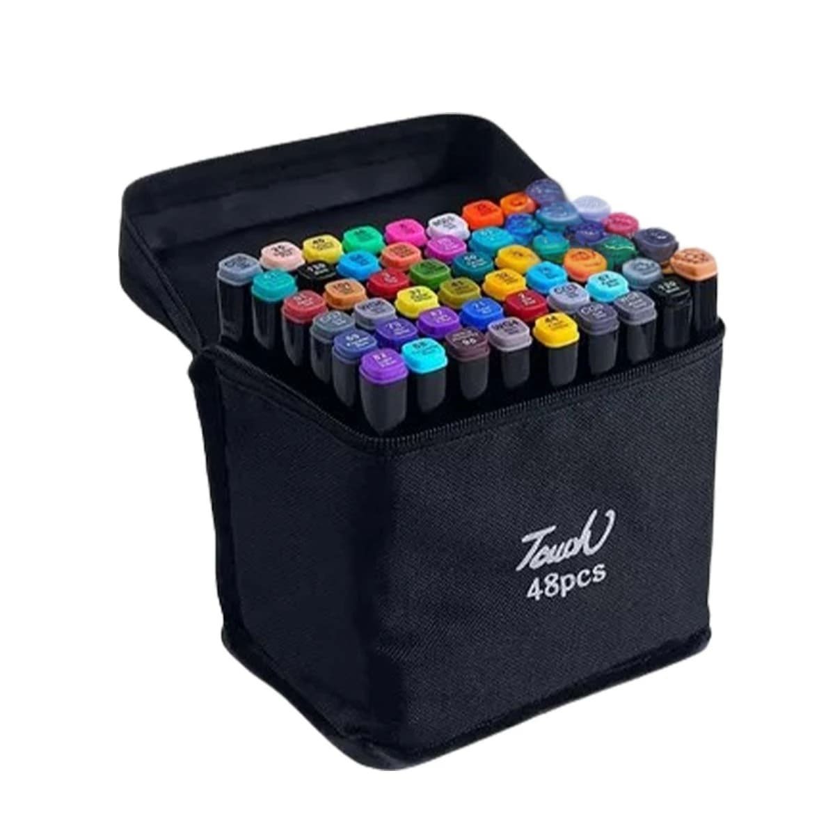 ROTULADORES PROFESIONALES LETTERING 48 UNIDADES TOUCH Y+PAPEL REGALO - 1