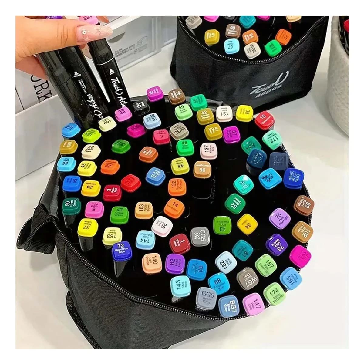 ROTULADORES PROFESIONALES LETTERING 48 UNIDADES TOUCH Y+PAPEL REGALO - 3