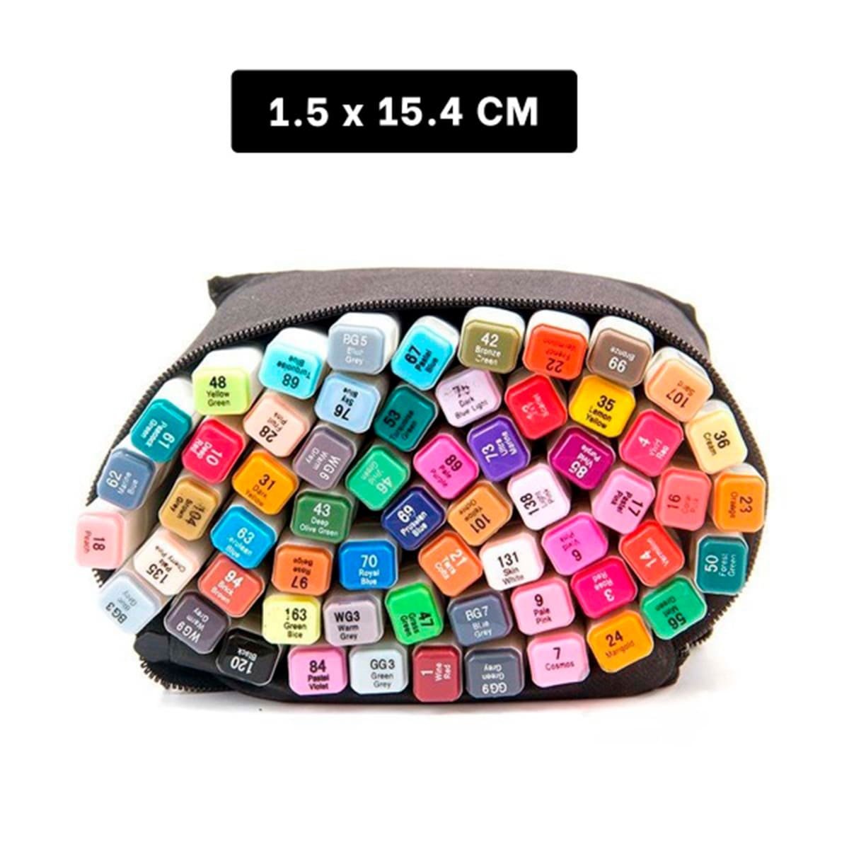 ROTULADORES PROFESIONALES LETTERING 262 UNIDADES TOUCH Y+PAPEL REGALO - 4