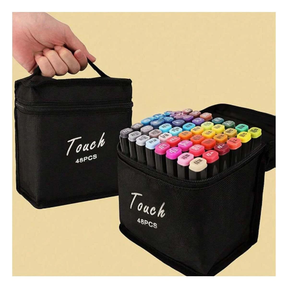 PACK6 PACK DOBLE PUNTA LETTERING ARTISTICO 48 UNIDADES TOUCH Y+PAPEL REGALO - 2