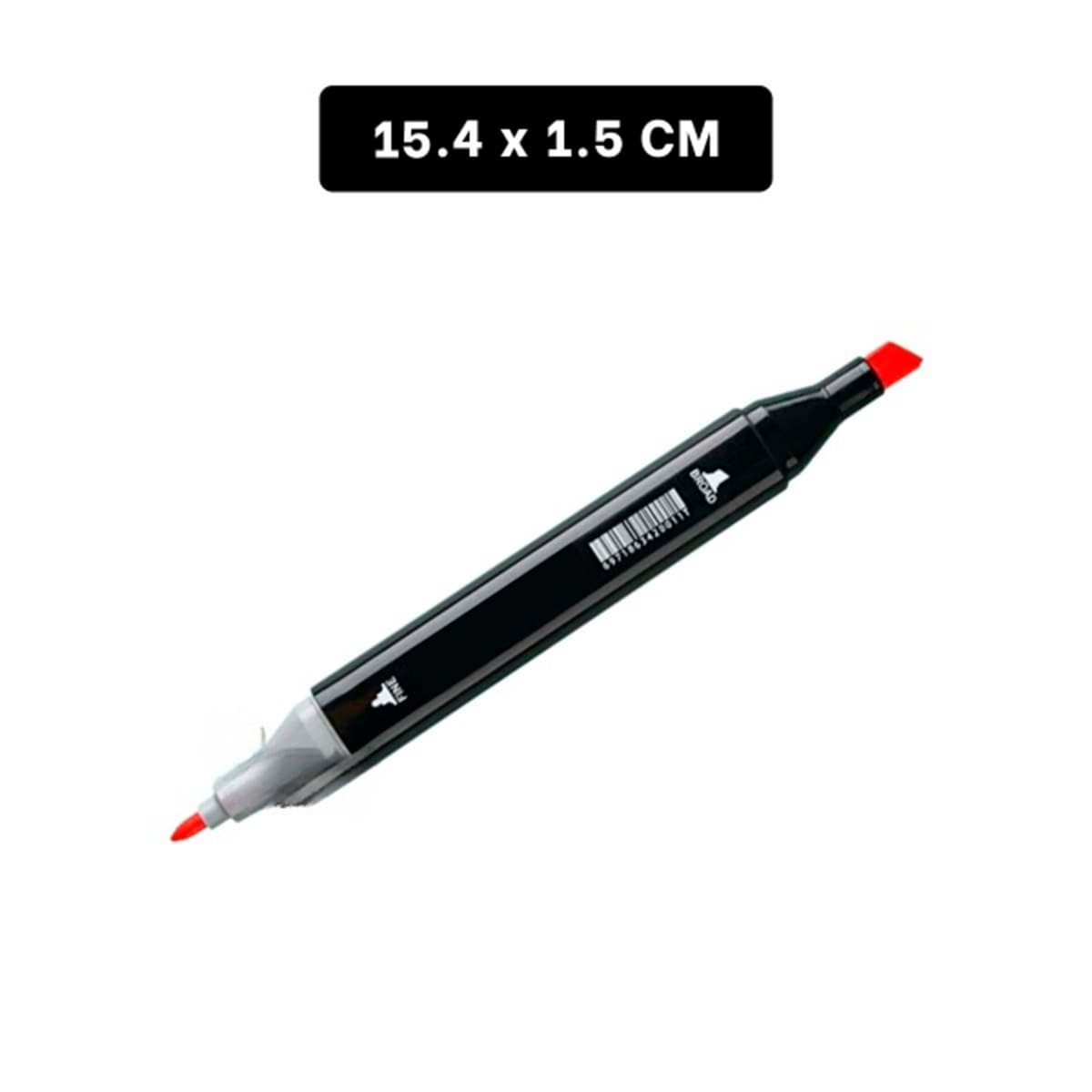 PLUMONES PROFESIONALES LETTERING 168 UNIDADES DOBLE PUNTA TOUCH - 4