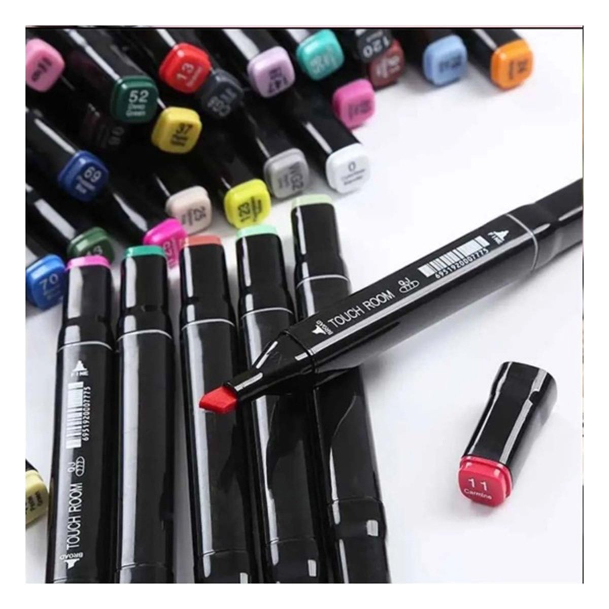 PACK2 ESTUCHE PROFESIONAL LETTERING 120 UNIDADES DOBLE PUNTA TOUCH Y+PAPEL REGALO - 5