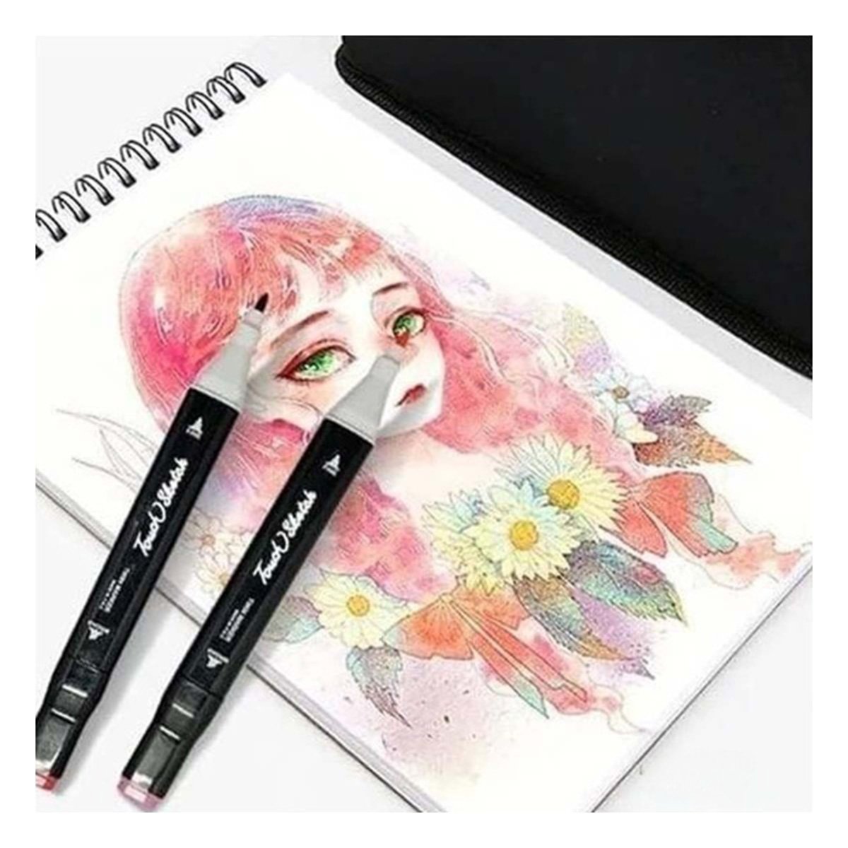 PACK4 ROTULADORES DOBLE PUNTA LETTERING ARTISTICO 120 UNIDADES TOUCH Y+PAPEL REGALO - 2