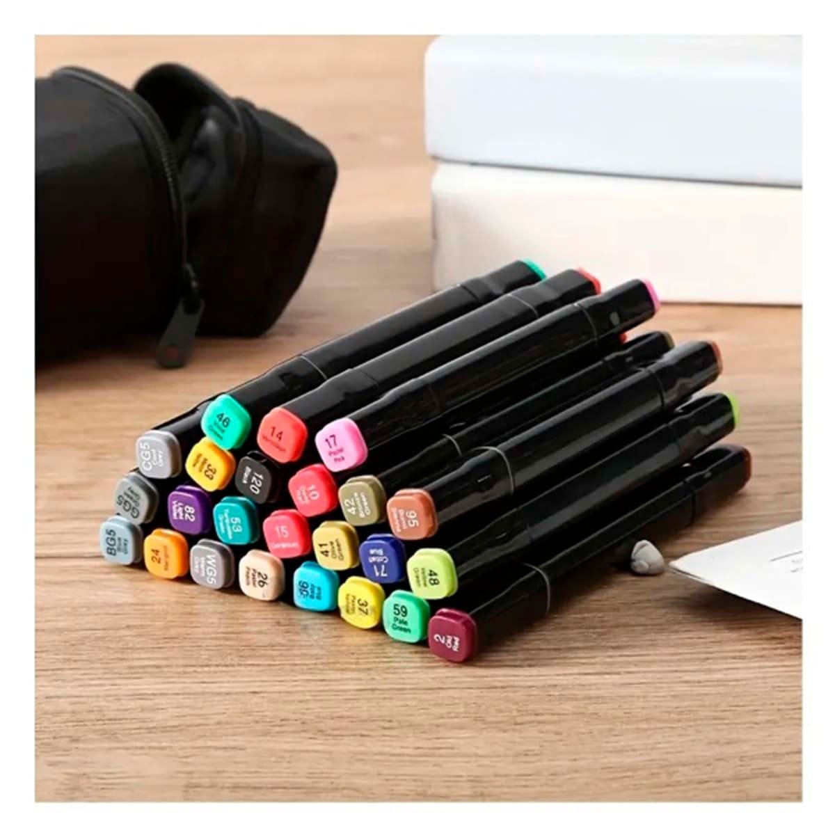 PACK2 COLECCION PROFESIONAL LETTERING 168 UNIDADES DOBLE PUNTA TOUCH - 3