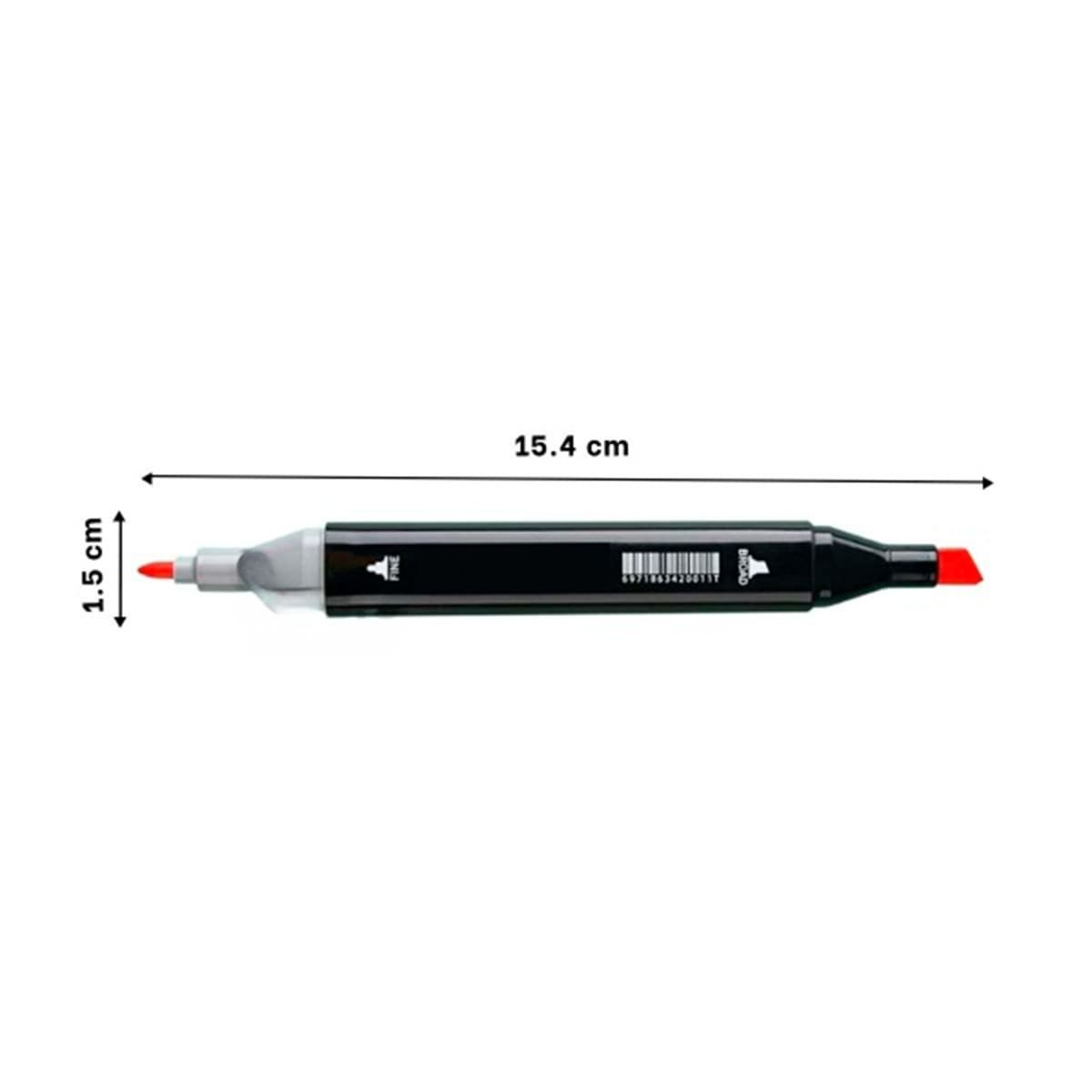ROTULADORES PROFESIONALES LETTERING 168 UNIDADES TOUCH Y+PAPEL REGALO - 4