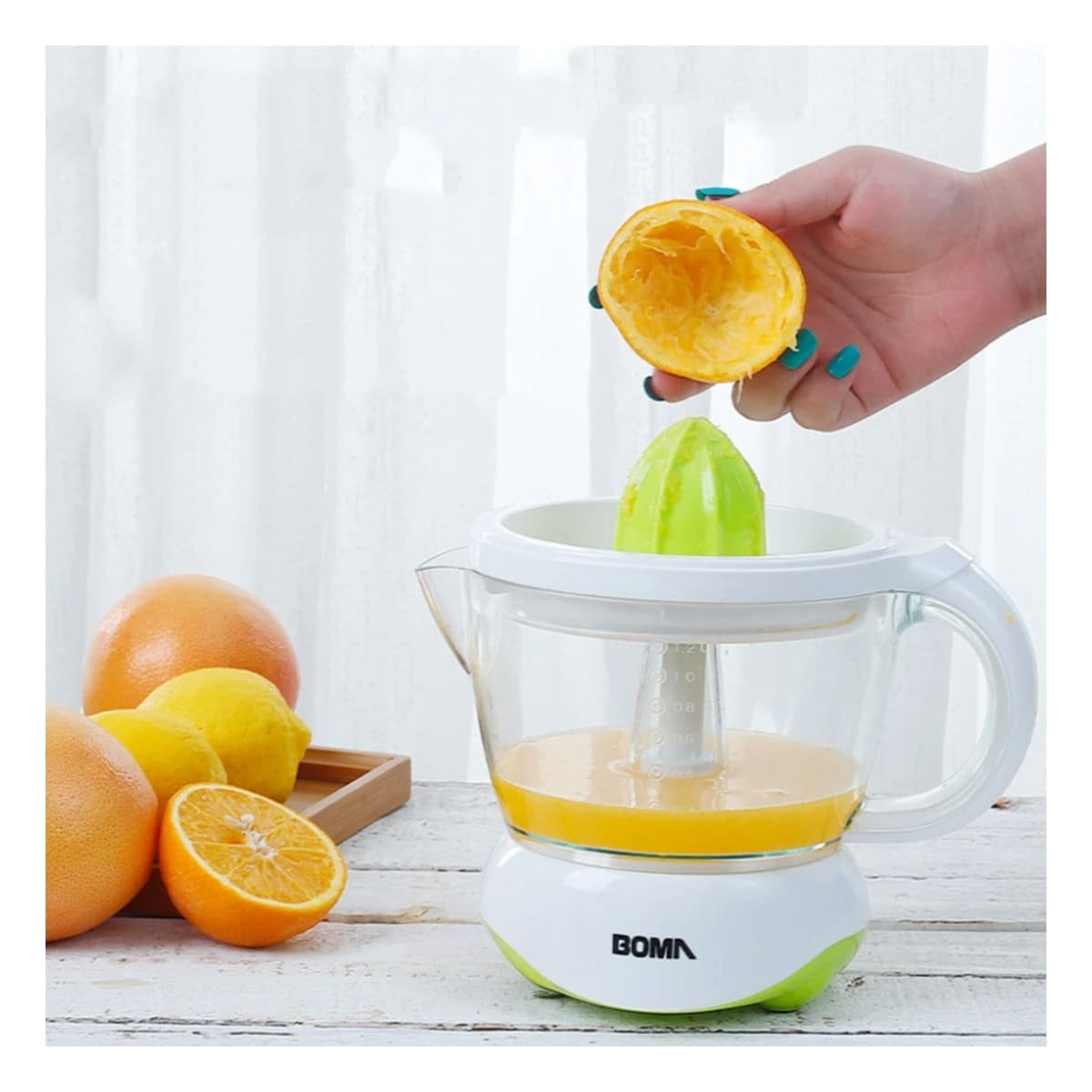 PACK4 CITRUS ELECTRICO BLANCO BOMA 1200ML PARA HOGAR MODERNO Y+PAPEL REGALO - 2