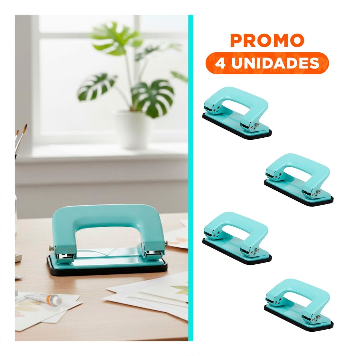 PACK4 ERGONOMICO CELESTE BEBE PARA 11 HOJAS ESCRITORIO Y+REGALO STICKER - 1