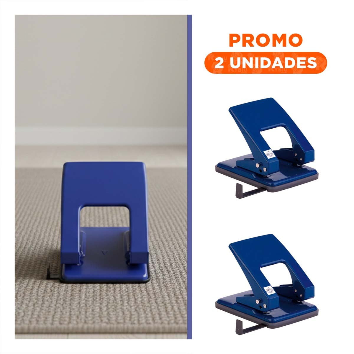 PACK2 PRACTICO AZUL PARA 11 HOJAS PAPELERIA - 1