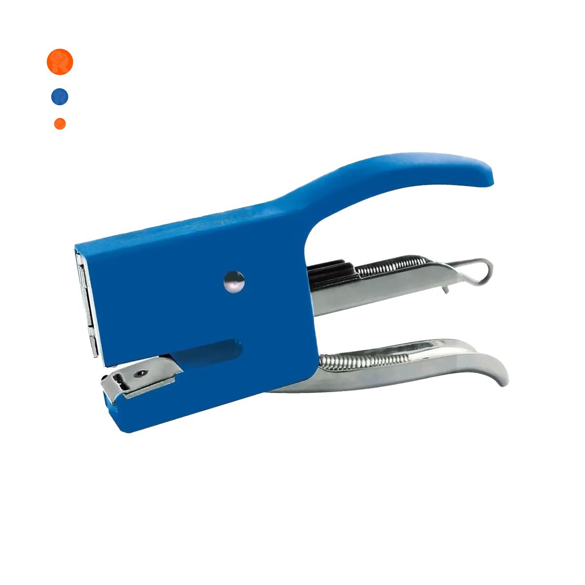 PACK2 RESISTENTE MINI TIPO ALICATE AZUL PARA 15 HOJAS ESCOLAR Y+REGALO STICKER - 2