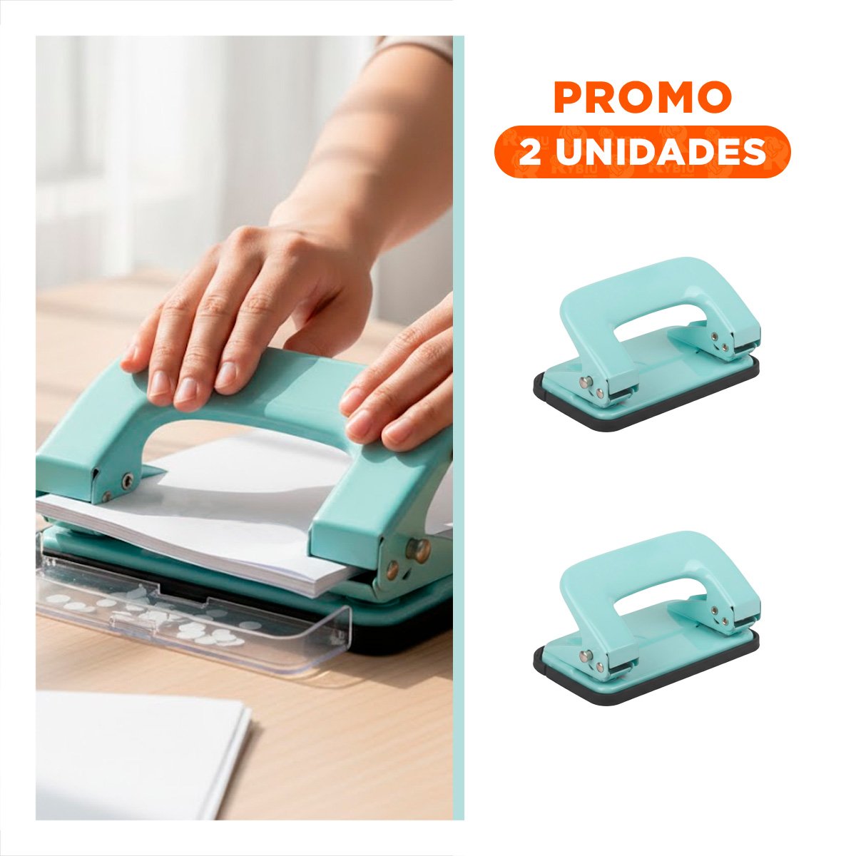 PACK2 PRACTICO VERDE BEBE PARA 11 HOJAS PAPELERIA - 1