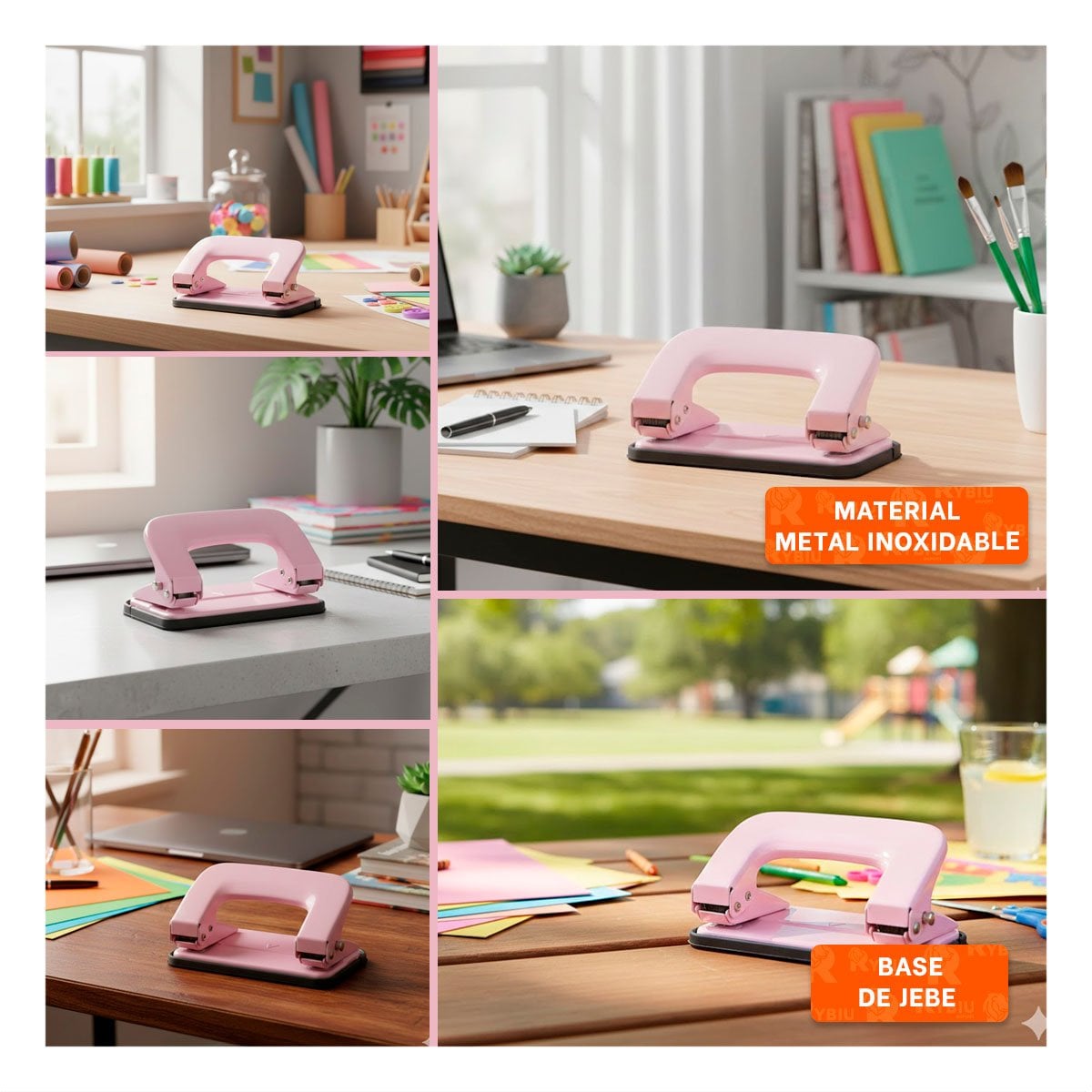 DISENO ROSADO BEBE PARA 11 HOJAS ESCRITORIO OFICINA - 5