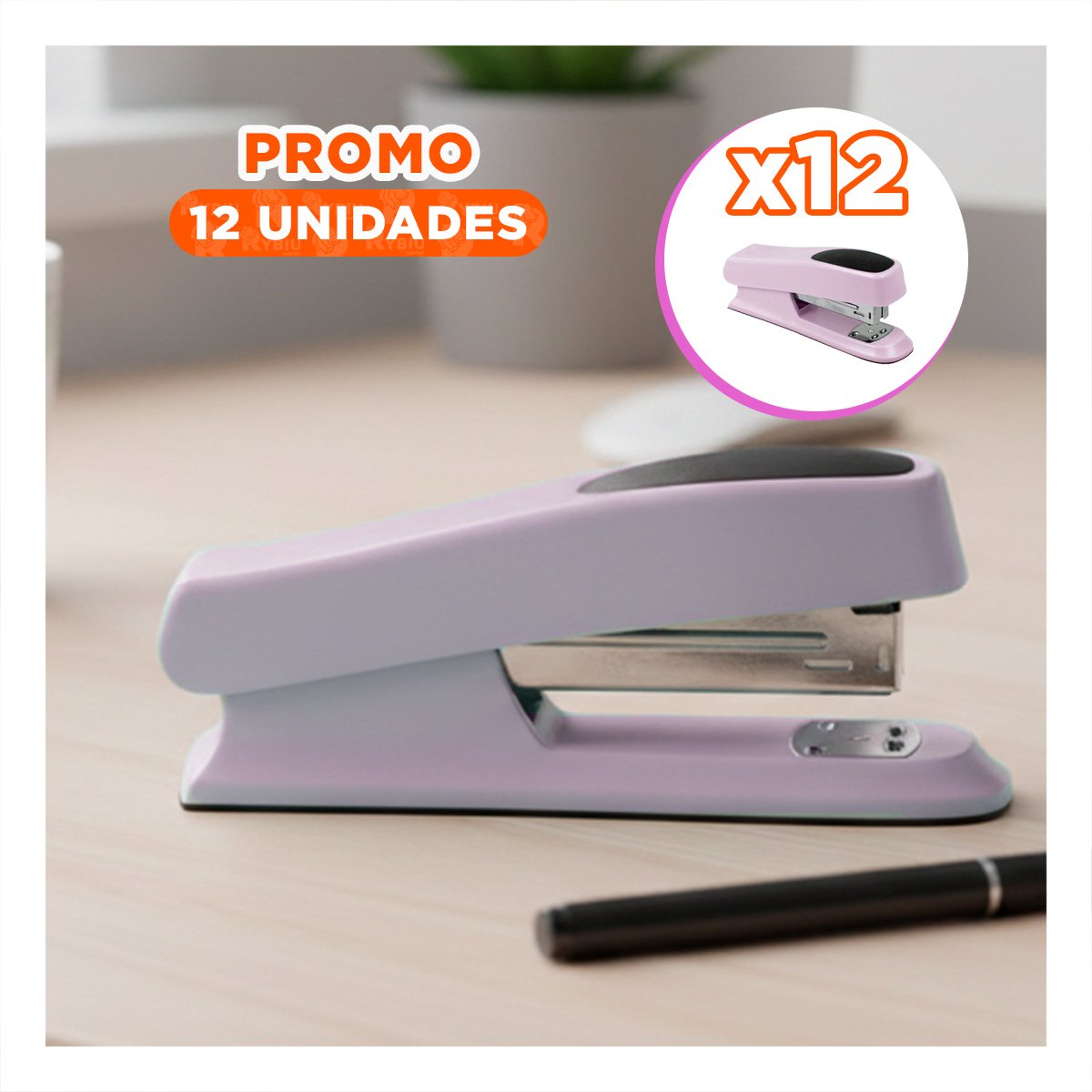 PACK12 PAPELERIA ROSADO BEBE PARA 35 HOJAS OFICINA TRABAJO - 1
