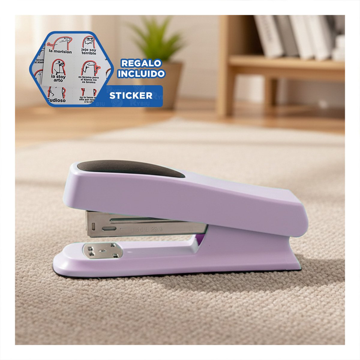 ESTILO ROSADO BEBE PARA 35 HOJAS OFICINA ESCRITORIO Y+REGALO STICKER - 1