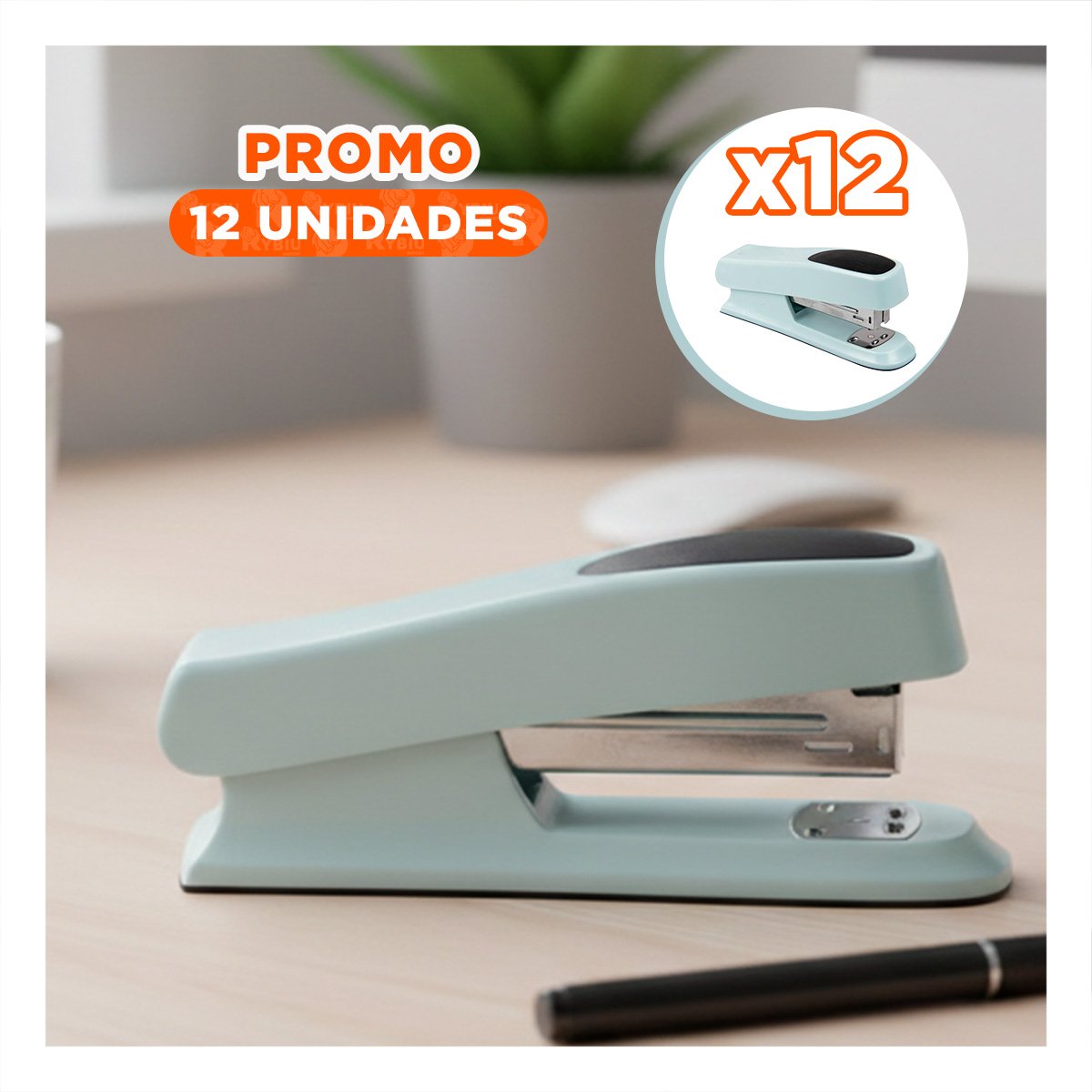 PACK12 PAPELERIA VERDE BEBE PARA 35 HOJAS OFICINA TRABAJO - 1