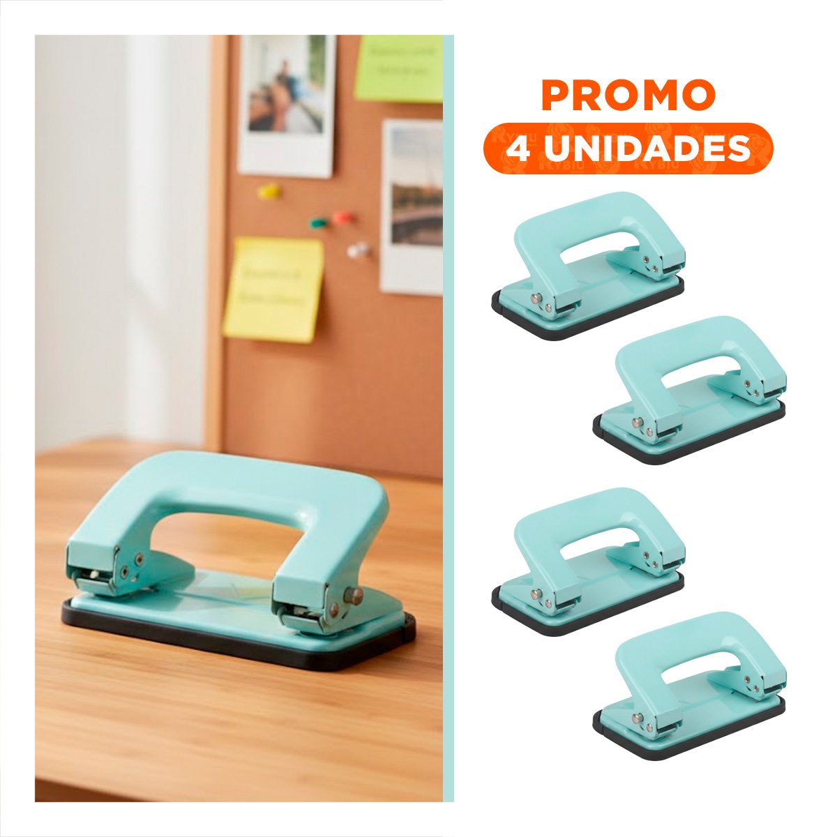 PACK4 ERGONOMICO VERDE BEBE PARA 11 HOJAS ESCRITORIO Y+REGALO STICKER - 1