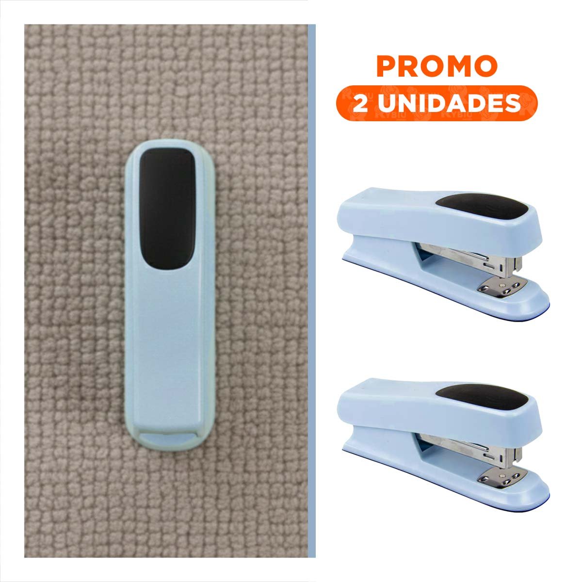 PACK2 PORTATIL CELESTE BEBE PARA 35 HOJAS OFICINA ESCOLAR - 1