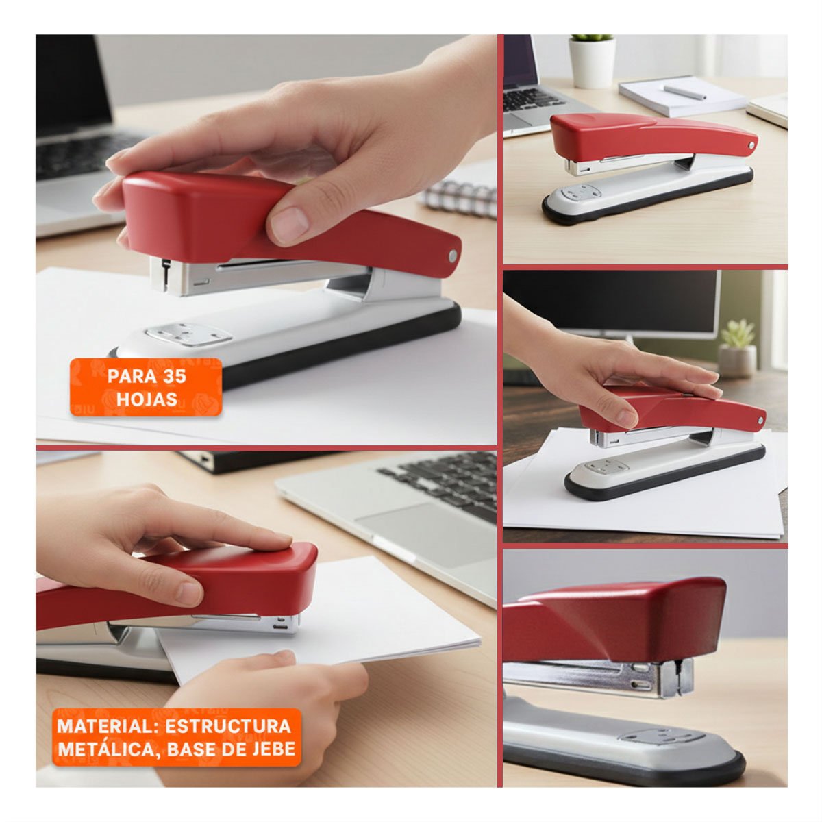COMPACTO ROJO PARA 35 HOJAS OFICINA ESCRITORIO Y+POST IT - 5