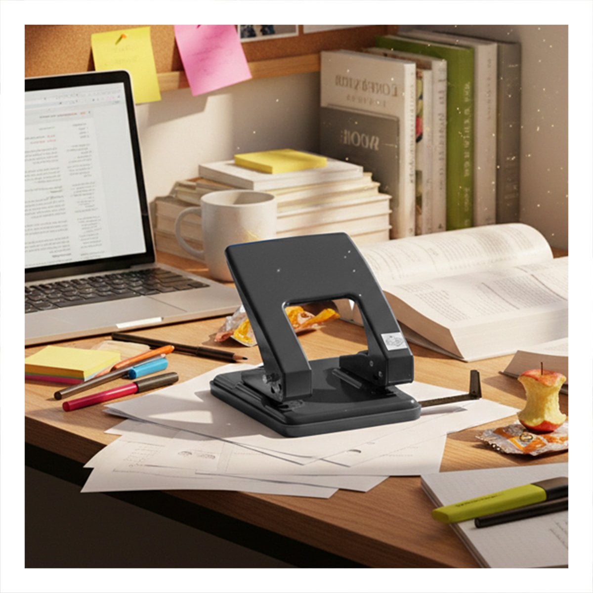 PACK4 ERGONOMICO NEGRO PARA 11 HOJAS ESCRITORIO Y+REGALO STICKER - 3
